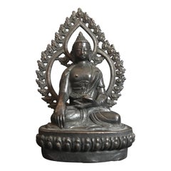 18th Century Tibetan Bronze Shakyamuni Buddha