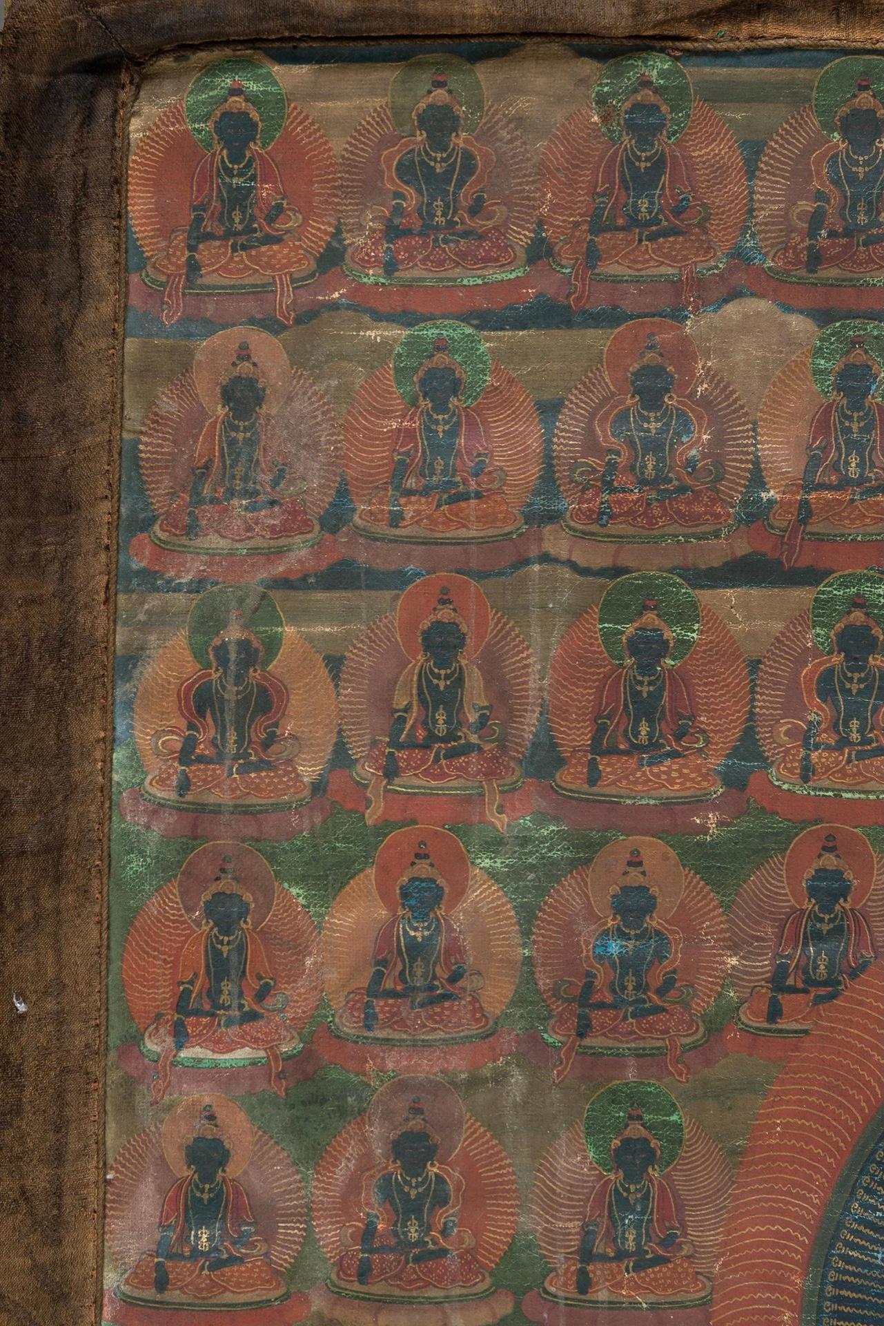 18th Century Tibetan Thangka Of Amitayus Buddha  For Sale 4