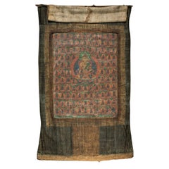 18th Century Tibetan Thangka Of Amitayus Buddha 