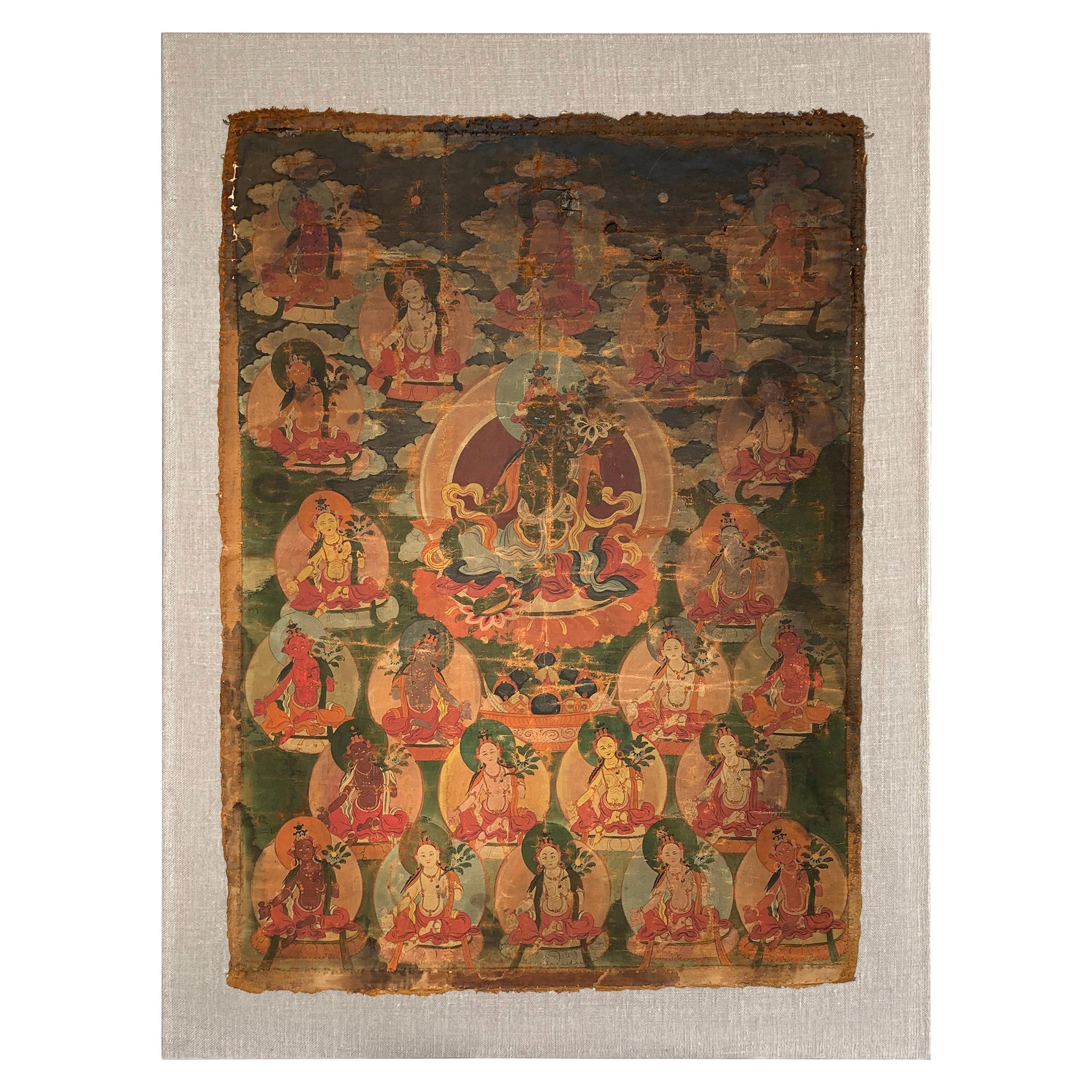 What is the purpose of a thangka?