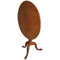 18th Century Tilt Top Table from New England