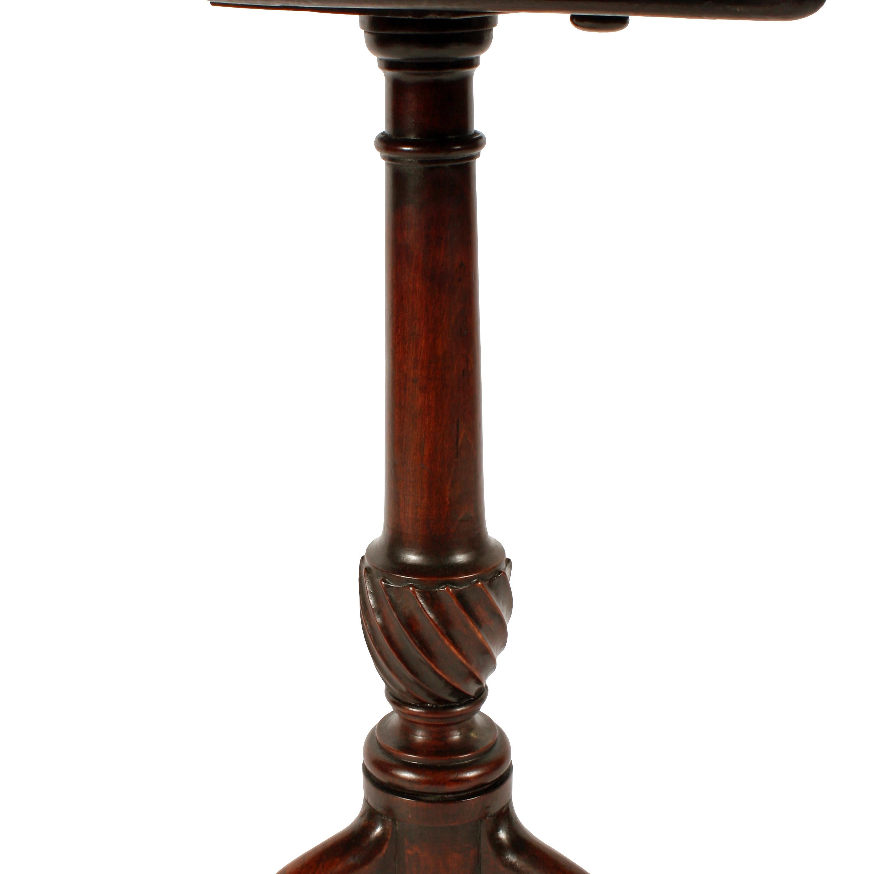 18th Century Georgian Mahogany Tip Top Tripod Table For Sale 2