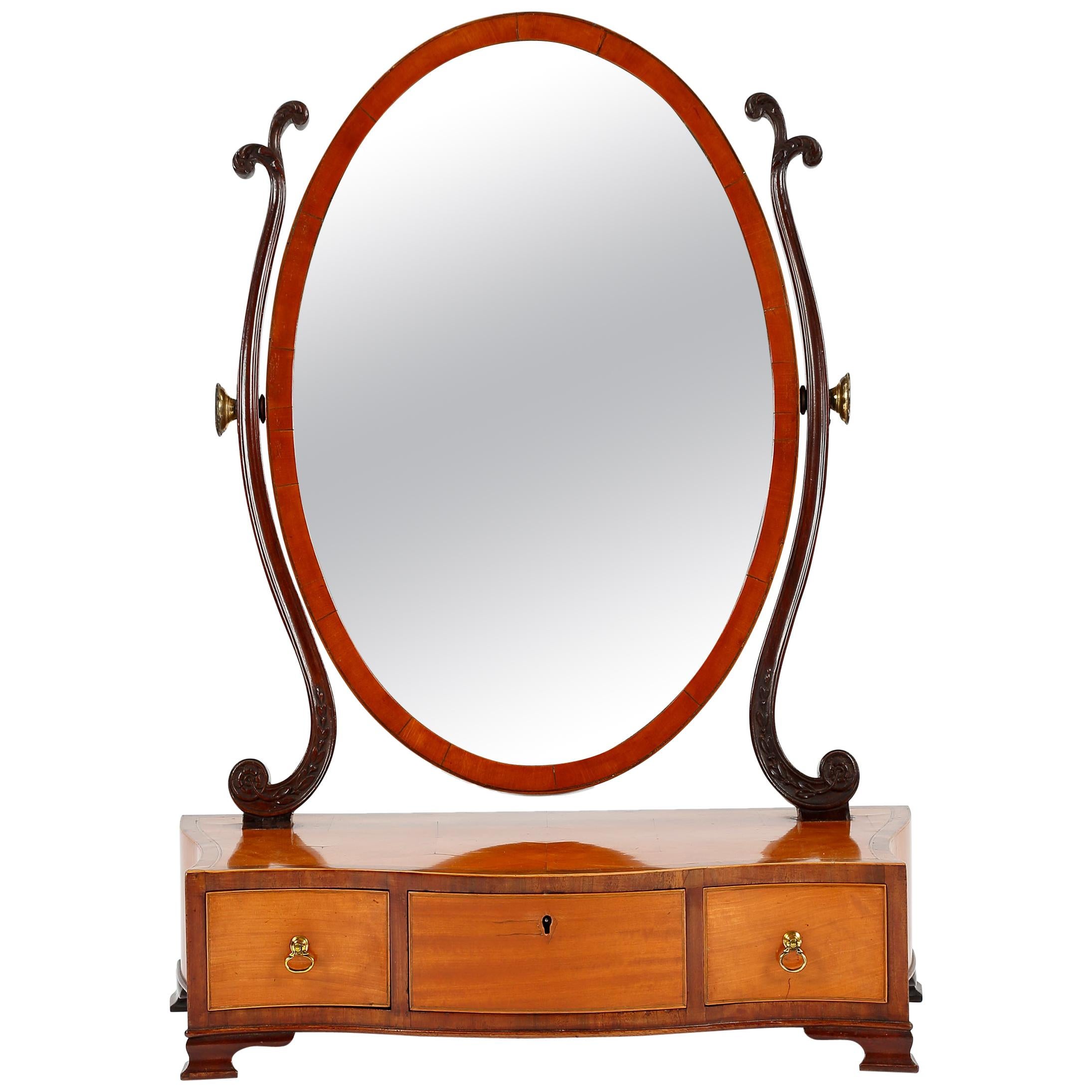 18th Century Toilet Mirror For Sale