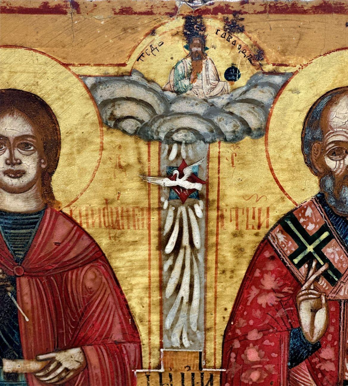 Icone russe tradizionali del XVIII secolo In condizioni buone in vendita a Los Angeles, CA
