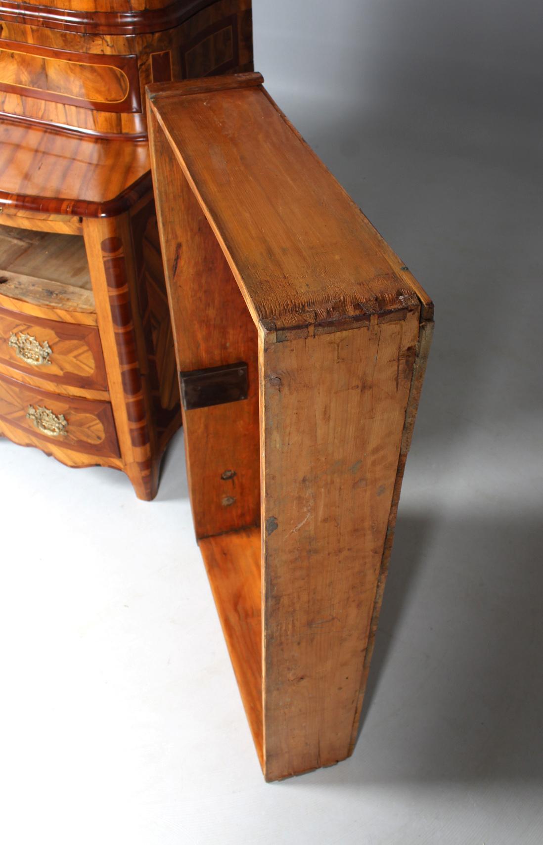 18th Century Transition Buffet, Chest, Walnut, Plumwood, Germany, circa 1770 For Sale 10