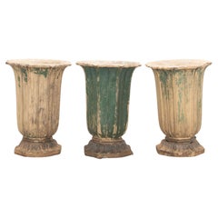 Trio di urne J.M Blashfield del XVIII secolo