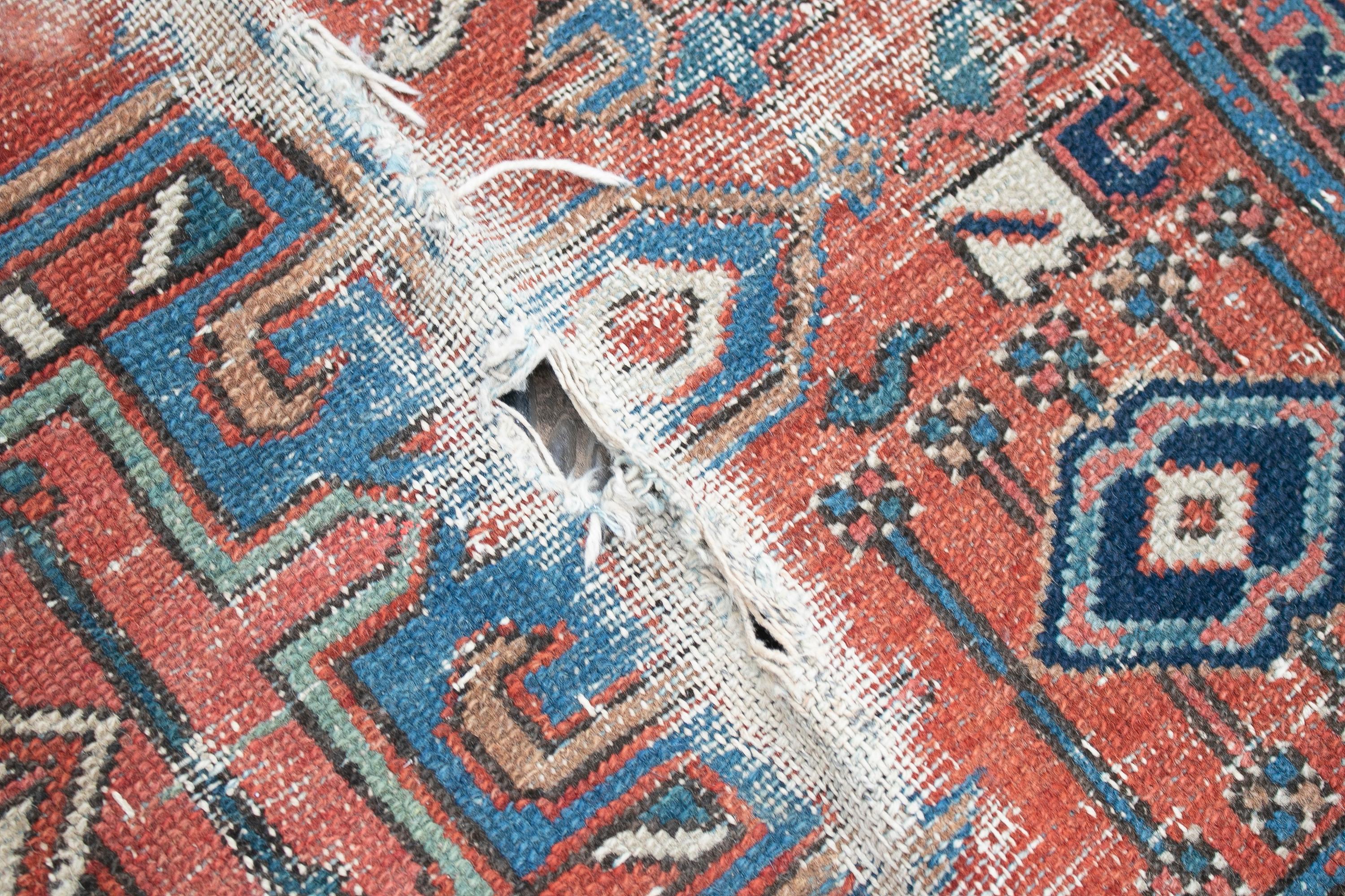 18th Century Turkish Kilim Wool Carpet Rug For Sale 11