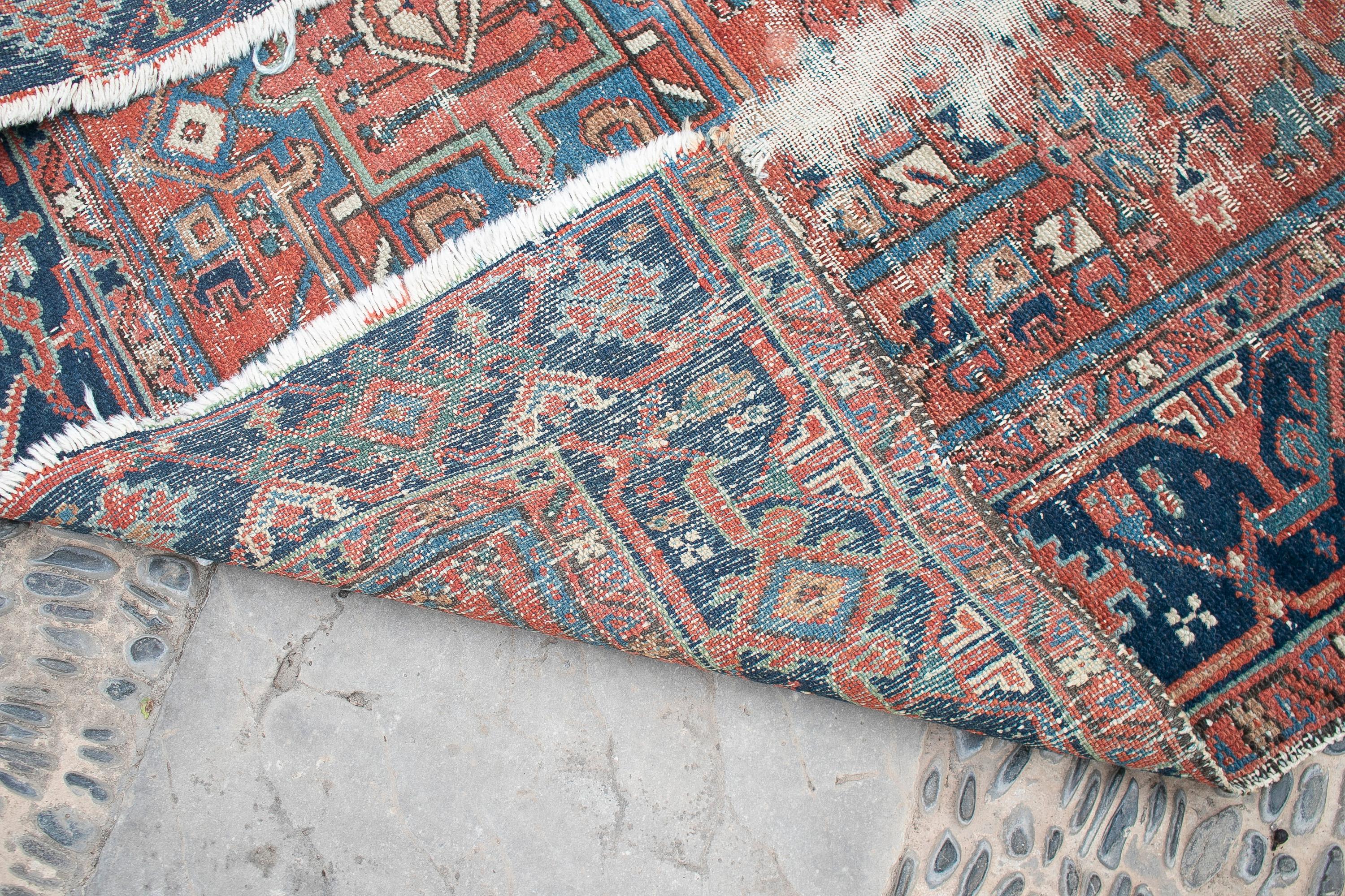 18th Century Turkish Kilim Wool Carpet Rug For Sale 13