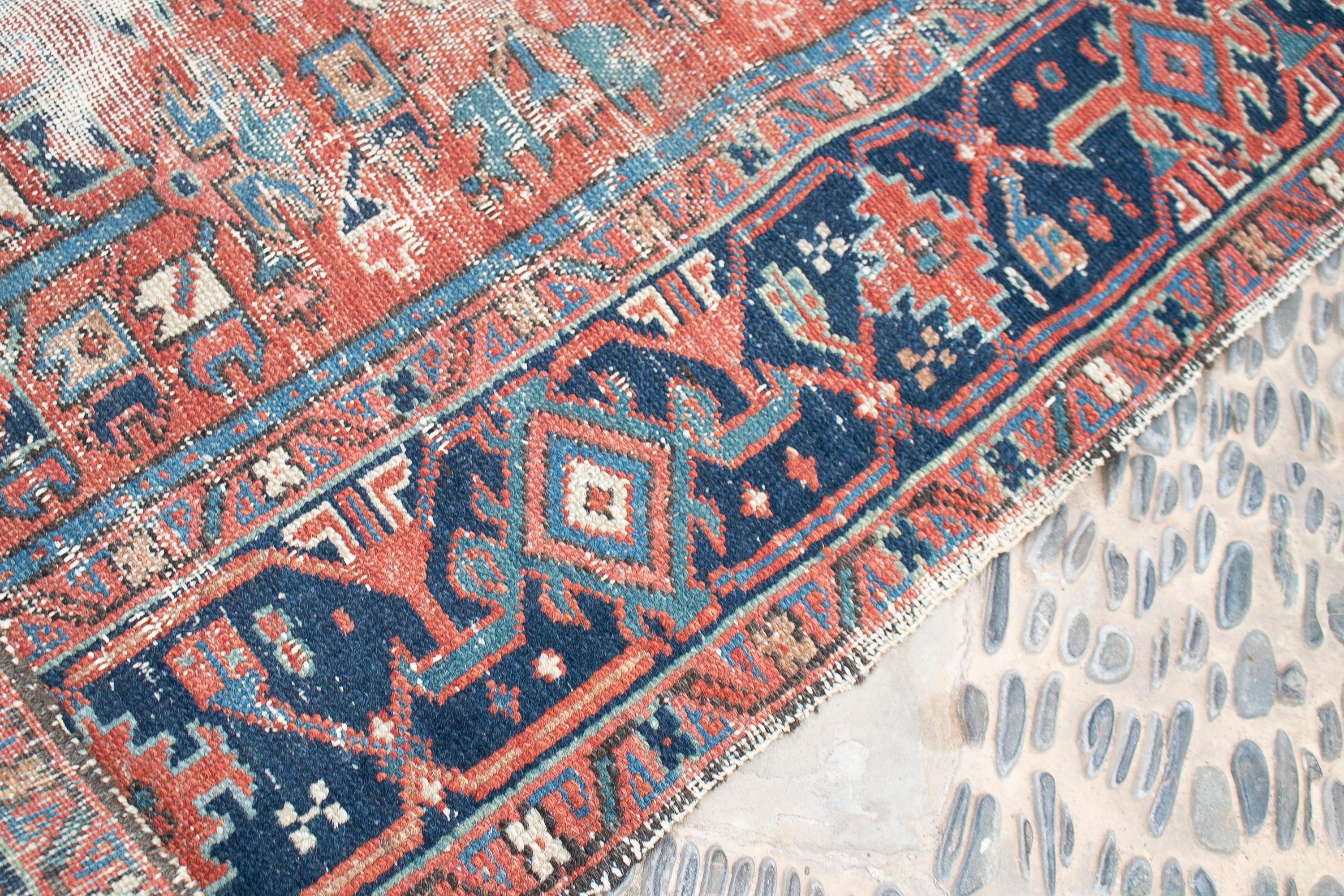 18th Century Turkish Kilim Wool Carpet Rug For Sale 14