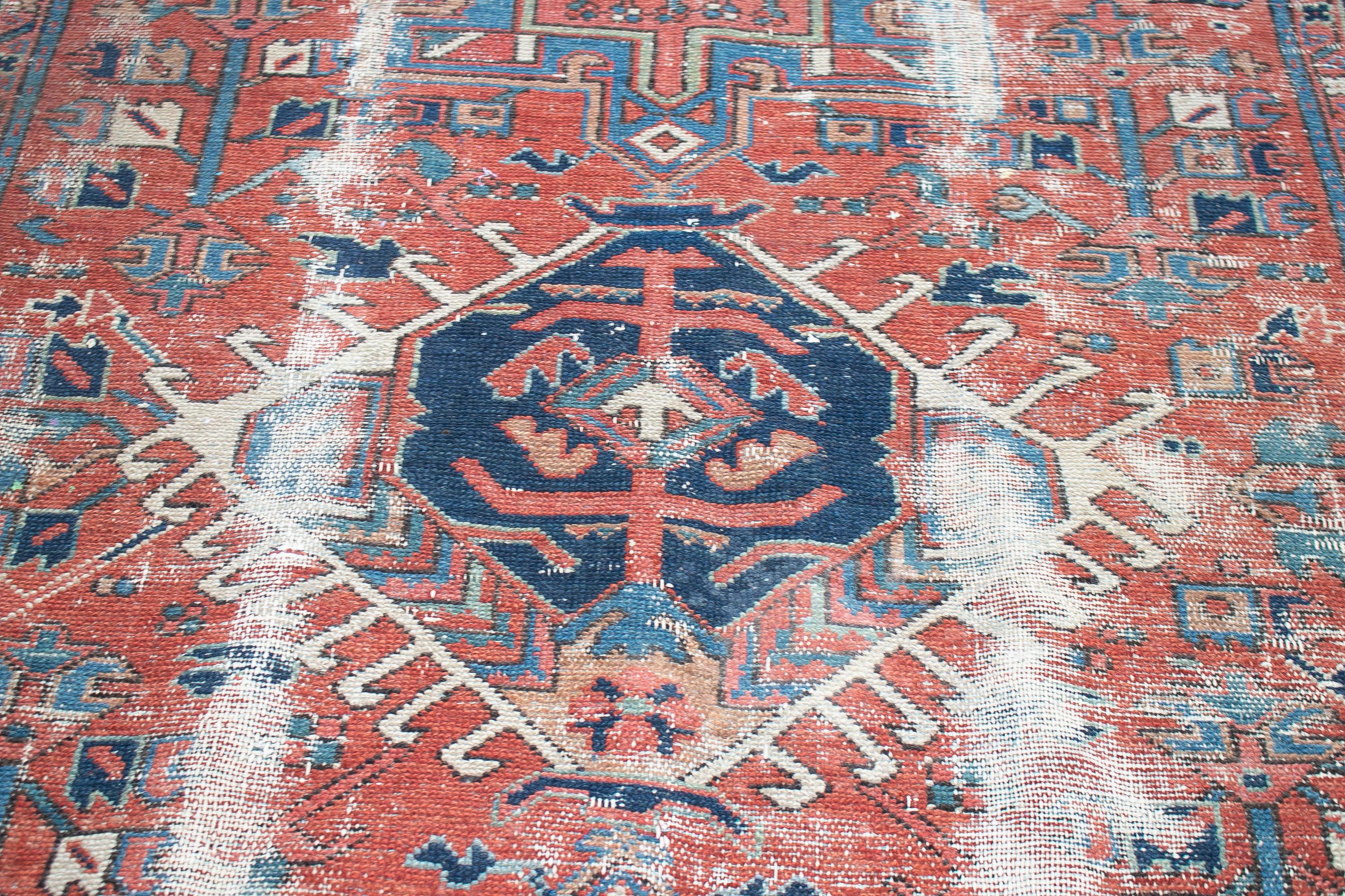 18th Century Turkish Kilim Wool Carpet Rug For Sale 5