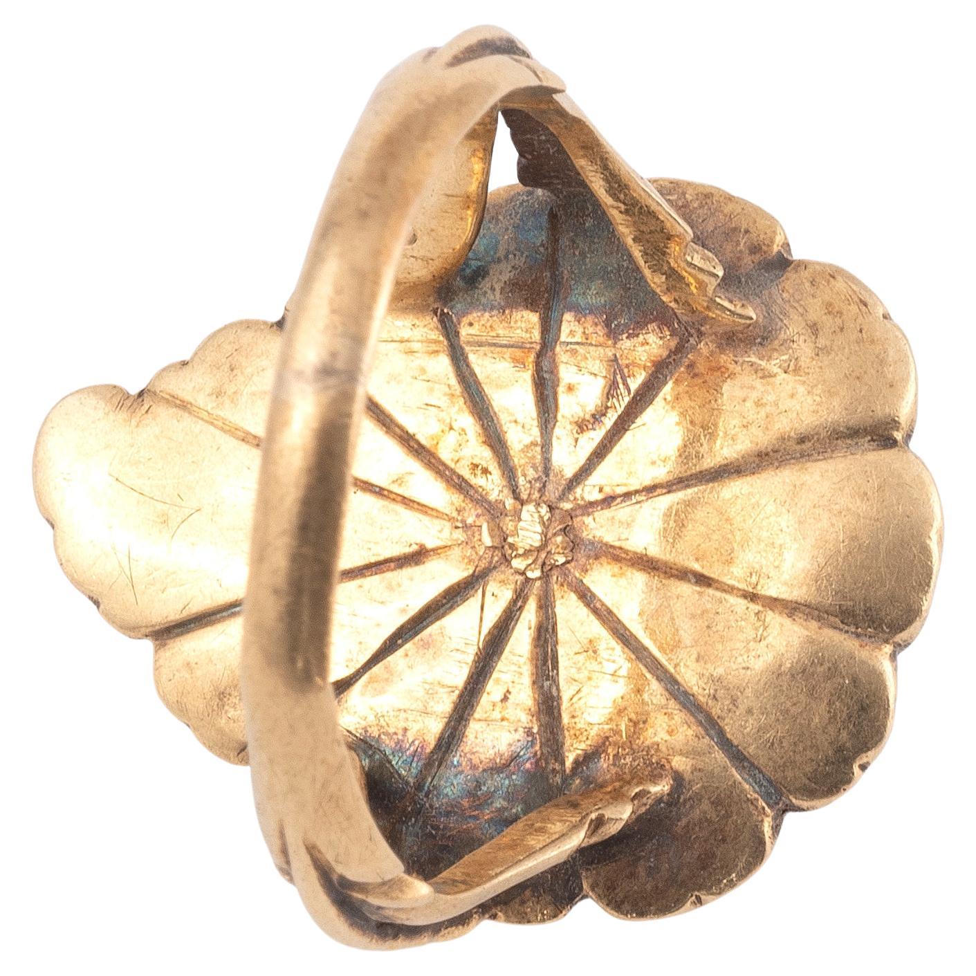 Italienischer Cluster-Ring aus dem 18. Jahrhundert, wahrscheinlich um 1720-60 (Neoklassisch) im Angebot