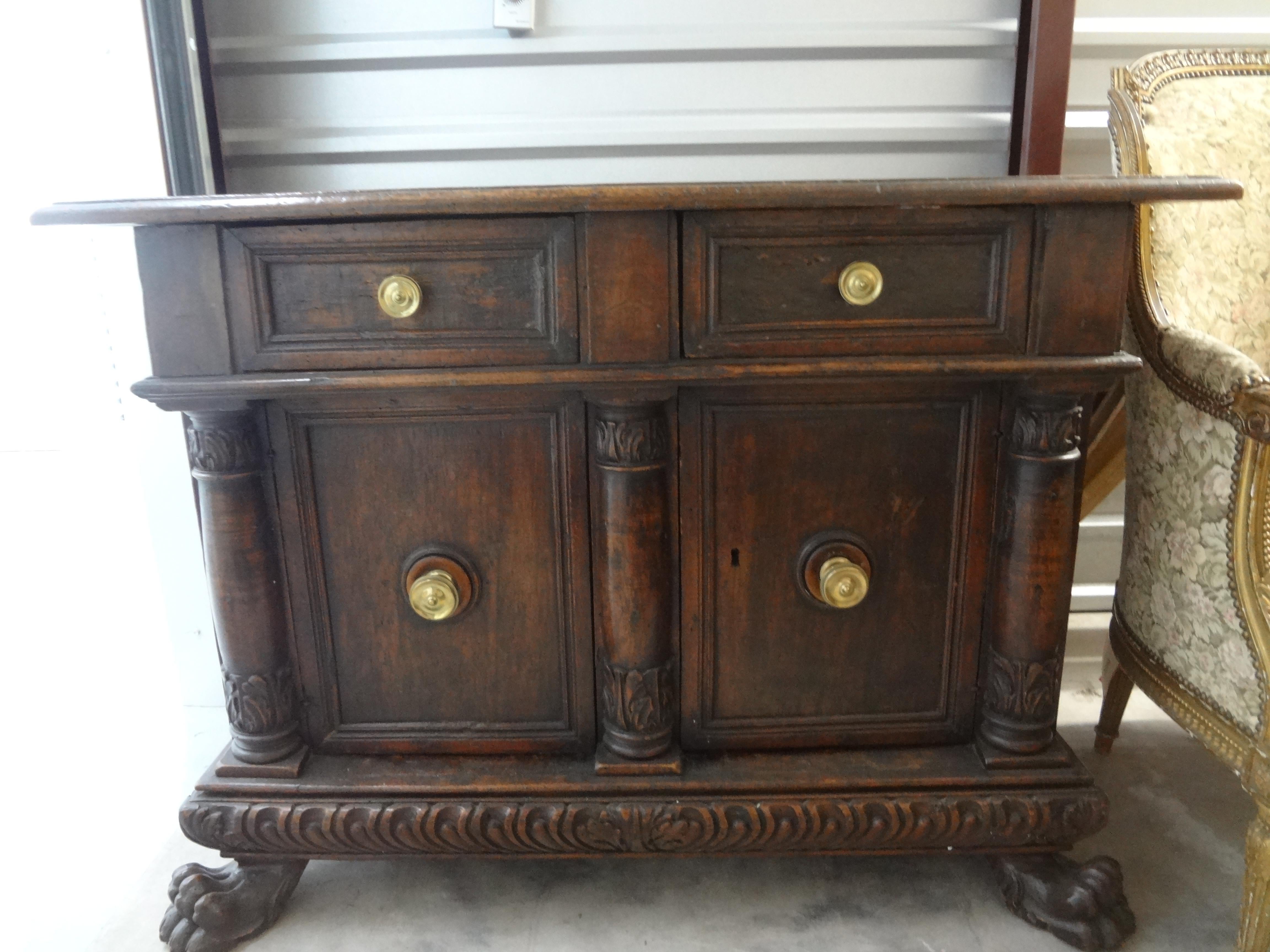 Baroque 18th Century Tuscan Cabinet For Sale