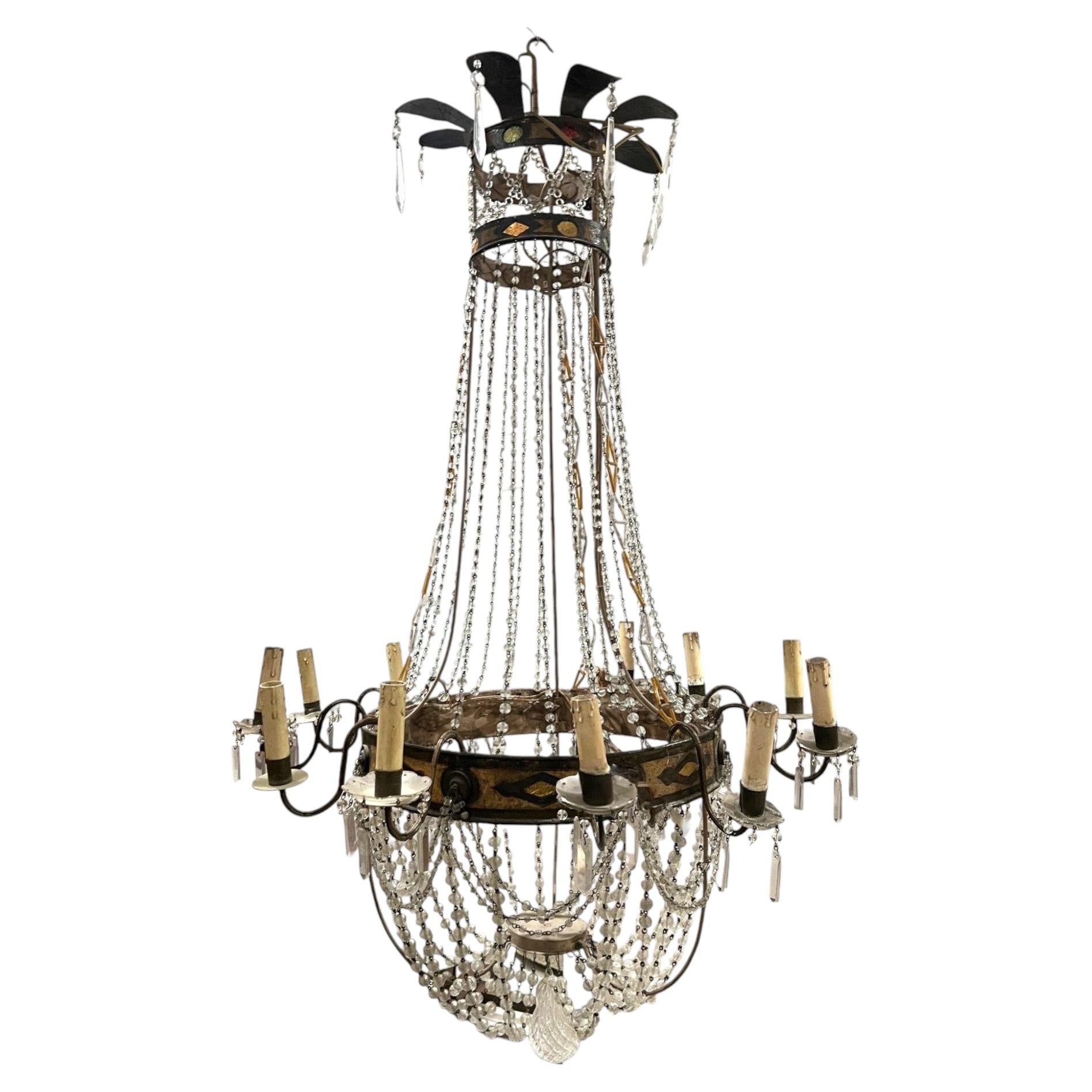 18th century Tuscan Empire Chandelier