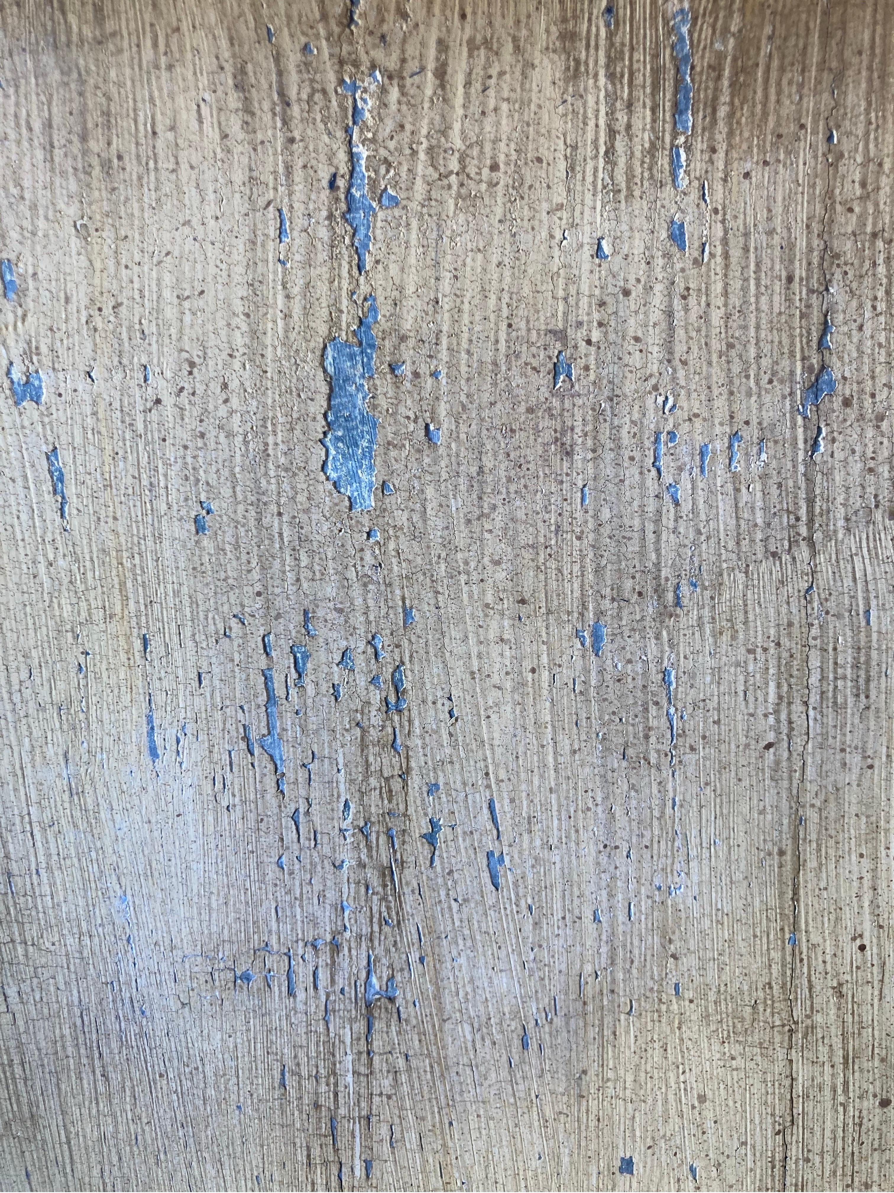 Hand-Carved 18th Century Tuscan Painted Credenza For Sale