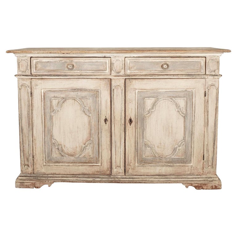 18th Century Tuscan Painted Credenza From Italy For Sale at 1stDibs