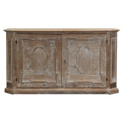 18th Century Tuscan Painted Wood Buffet with Original Iron Hardware