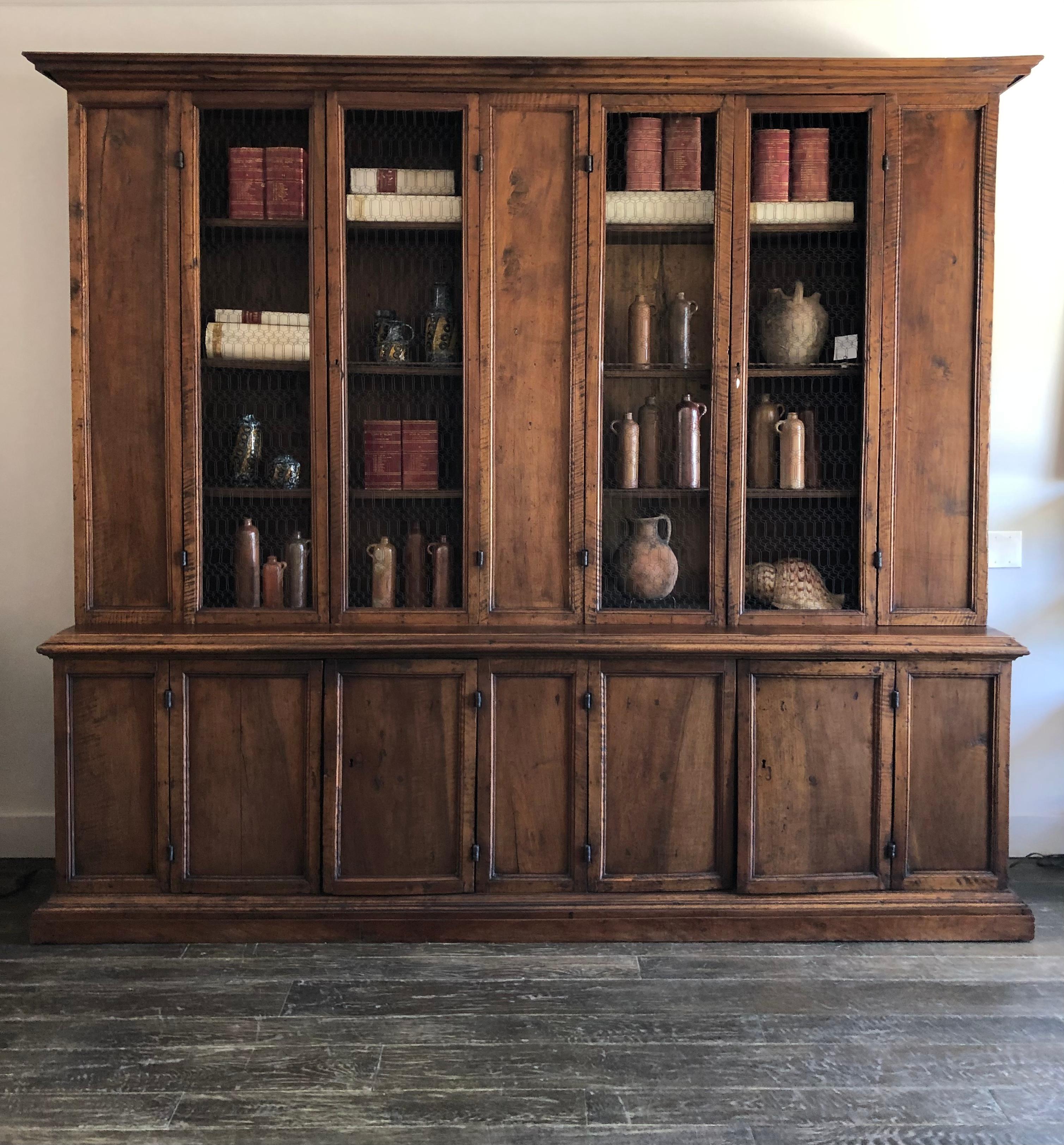 18th Century Tuscan Walnut Bookcase 7