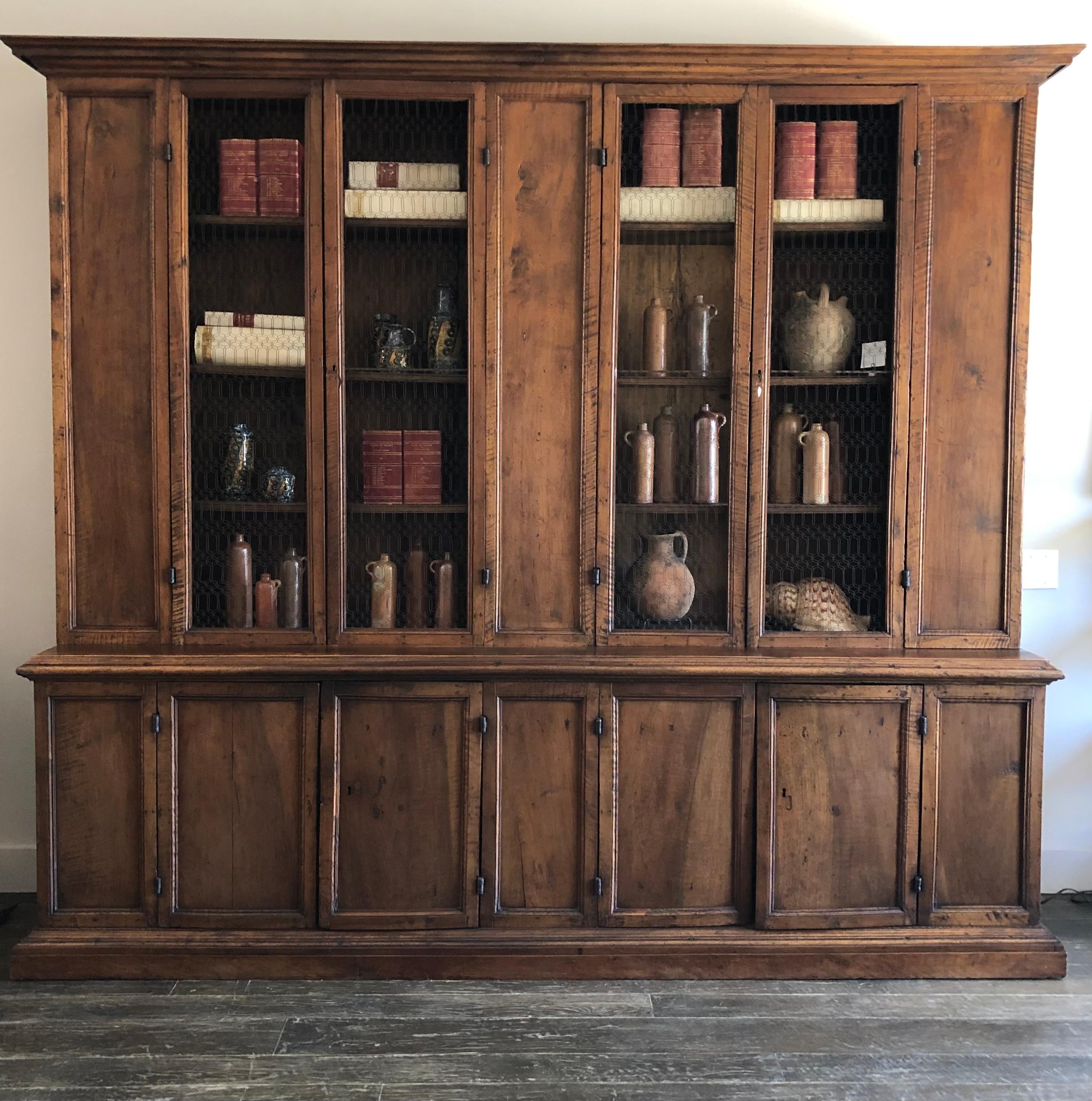 18th Century Tuscan Walnut Bookcase 8