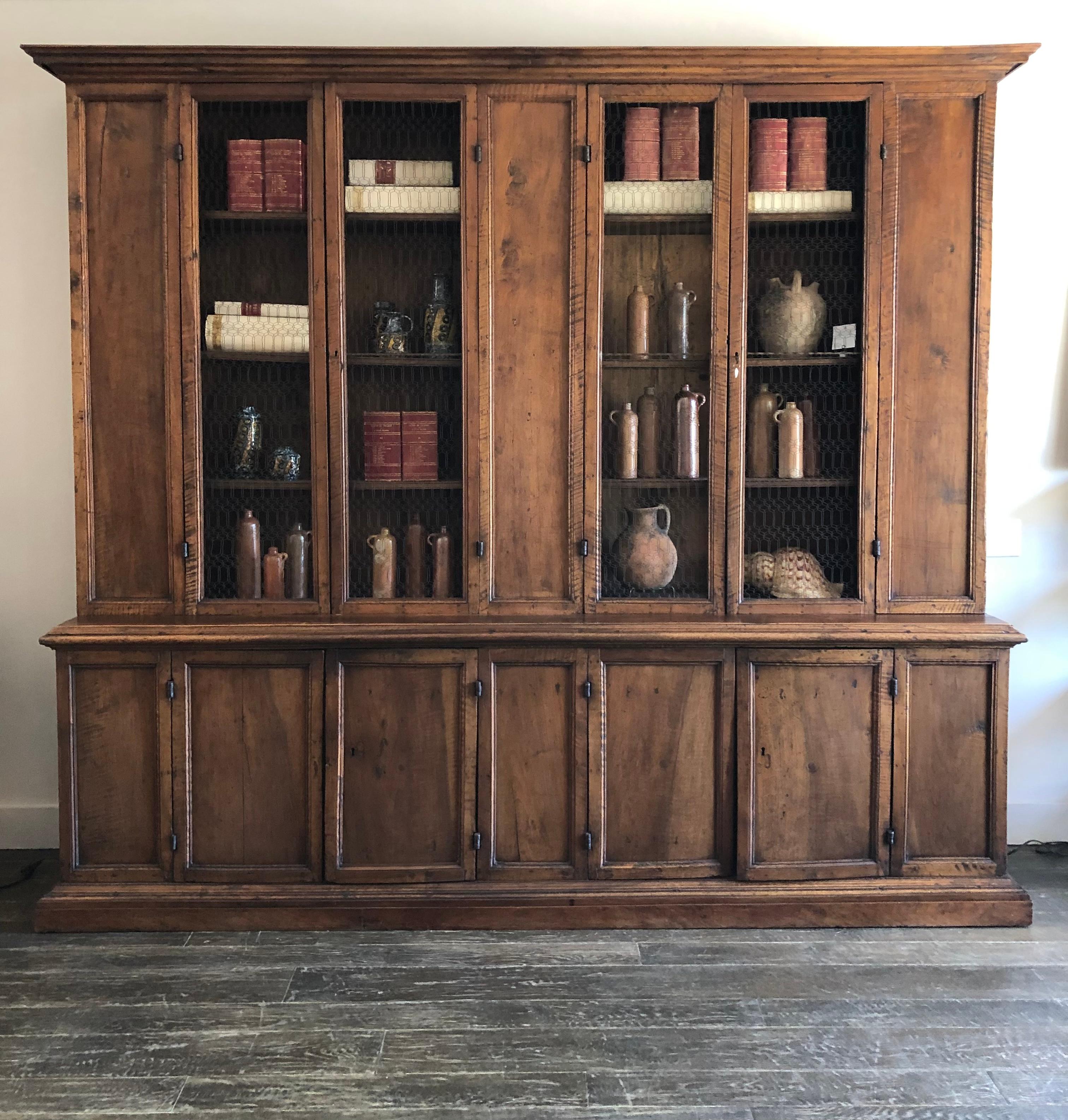 18th Century Tuscan Walnut Bookcase 9