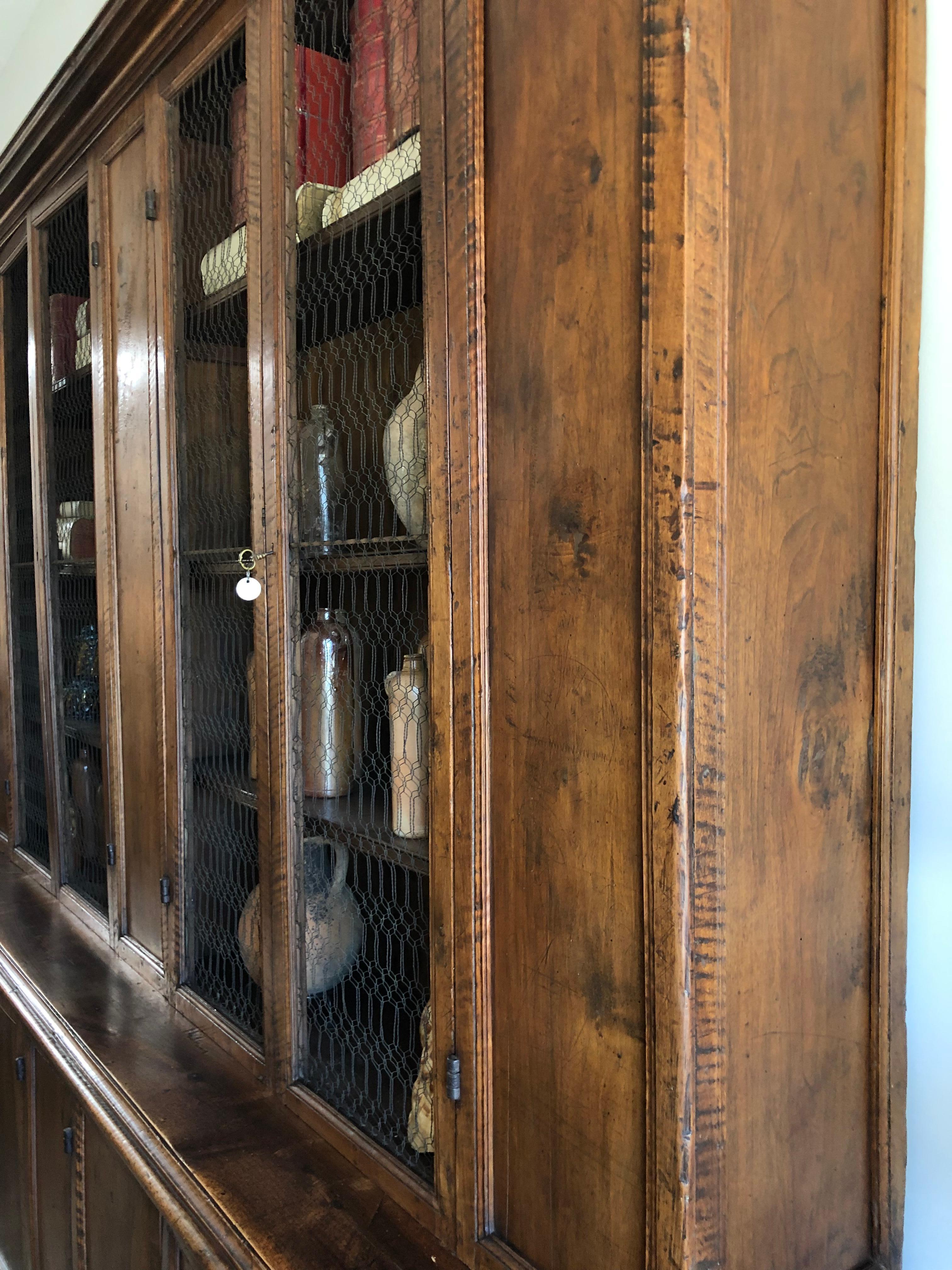 18th Century Tuscan Walnut Bookcase 4