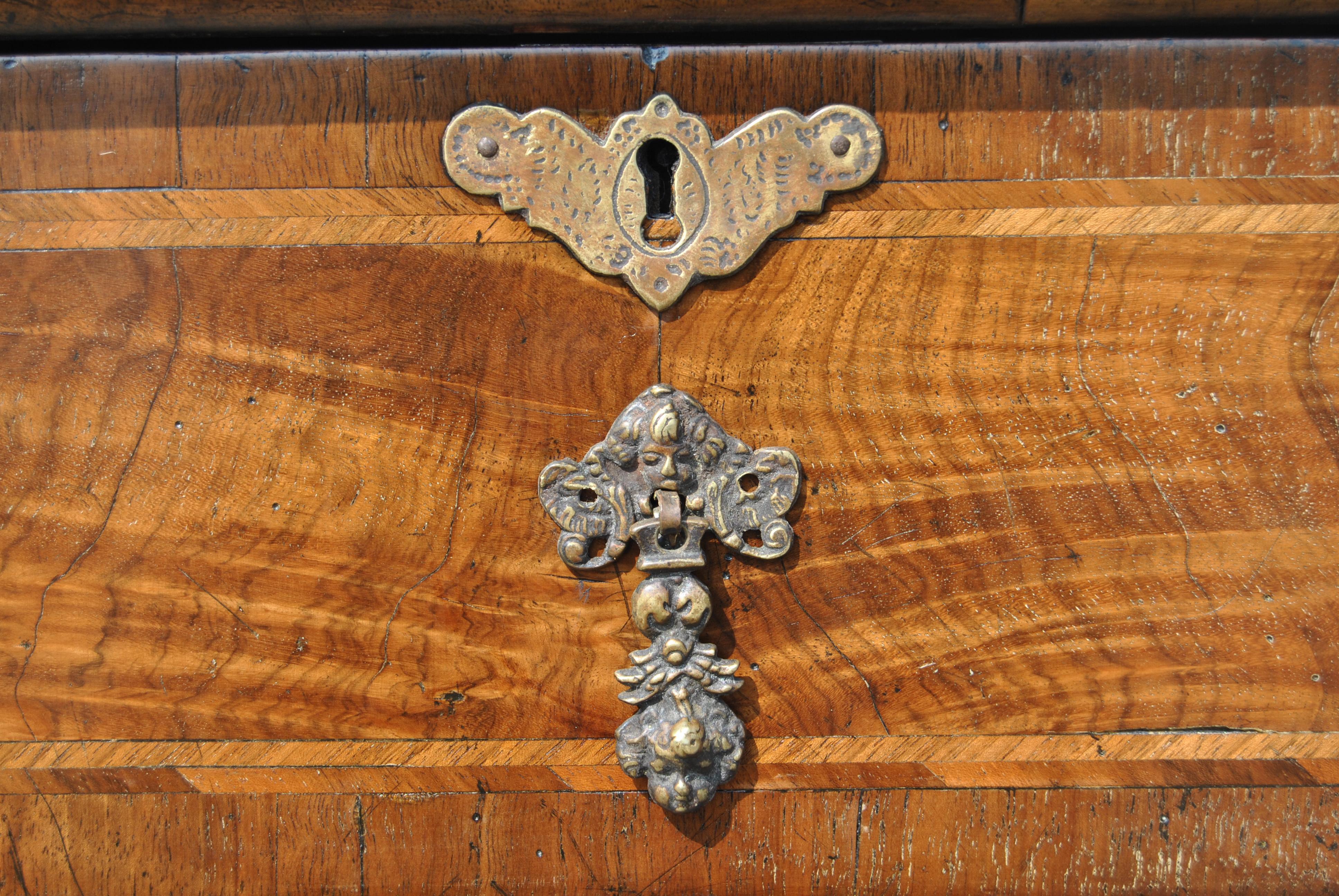 18th Century Twist Leg Walnut English Hall Table 3