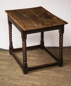 18th Century Twisted Leg Table