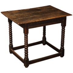 18th Century Twisted Leg Table