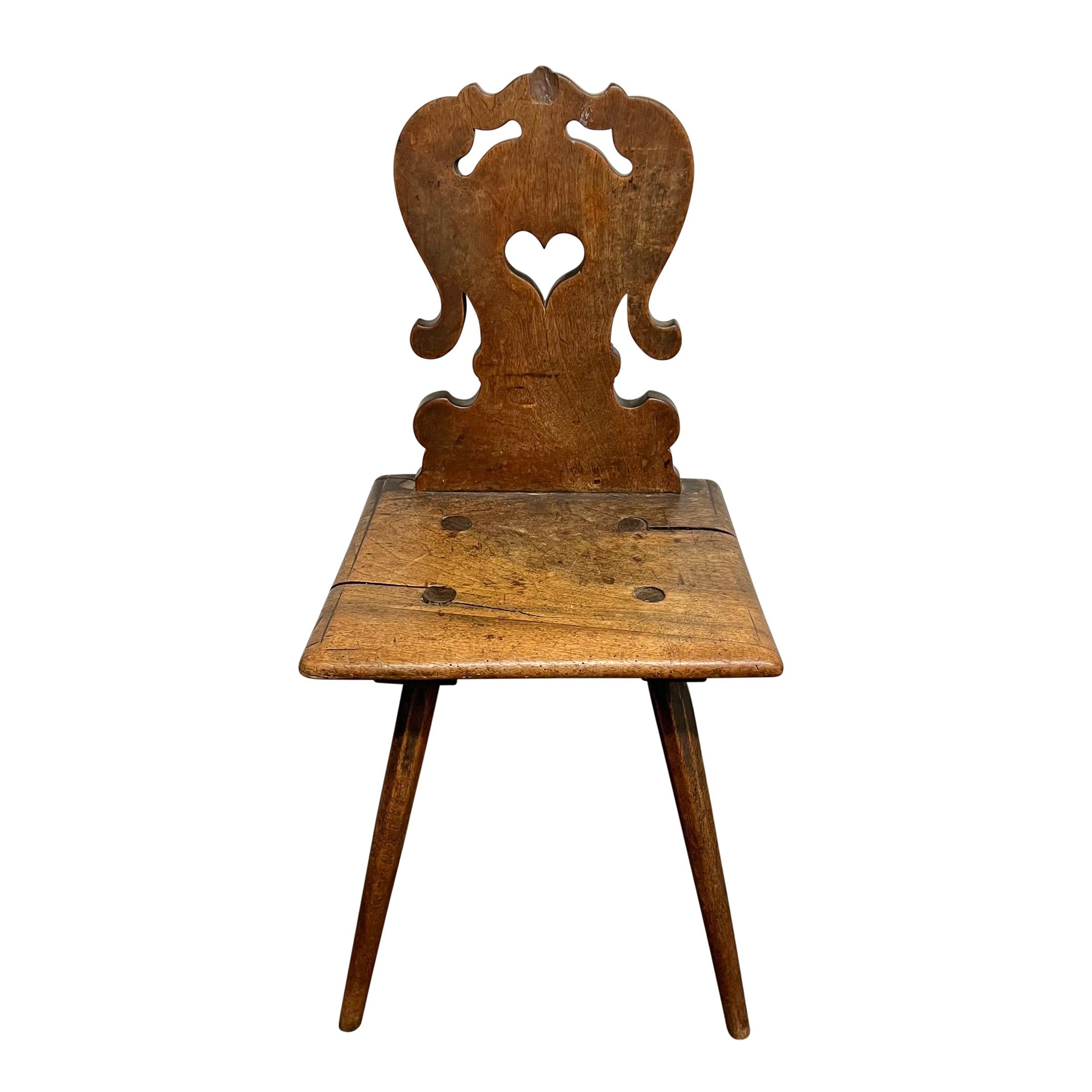 Rustic 18th Century Tyrolean Chair