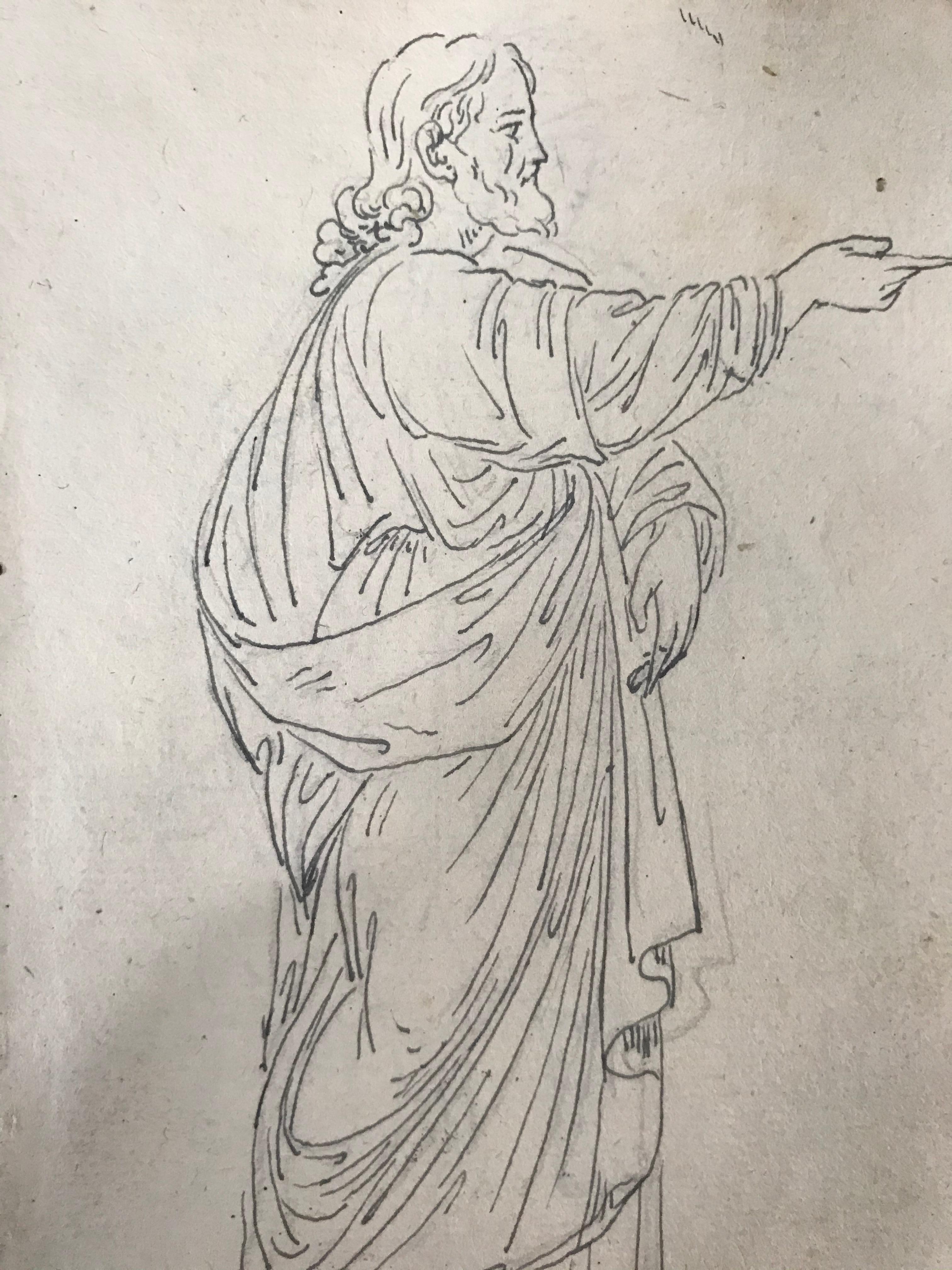 18th Century Vellum Drawing Book 4