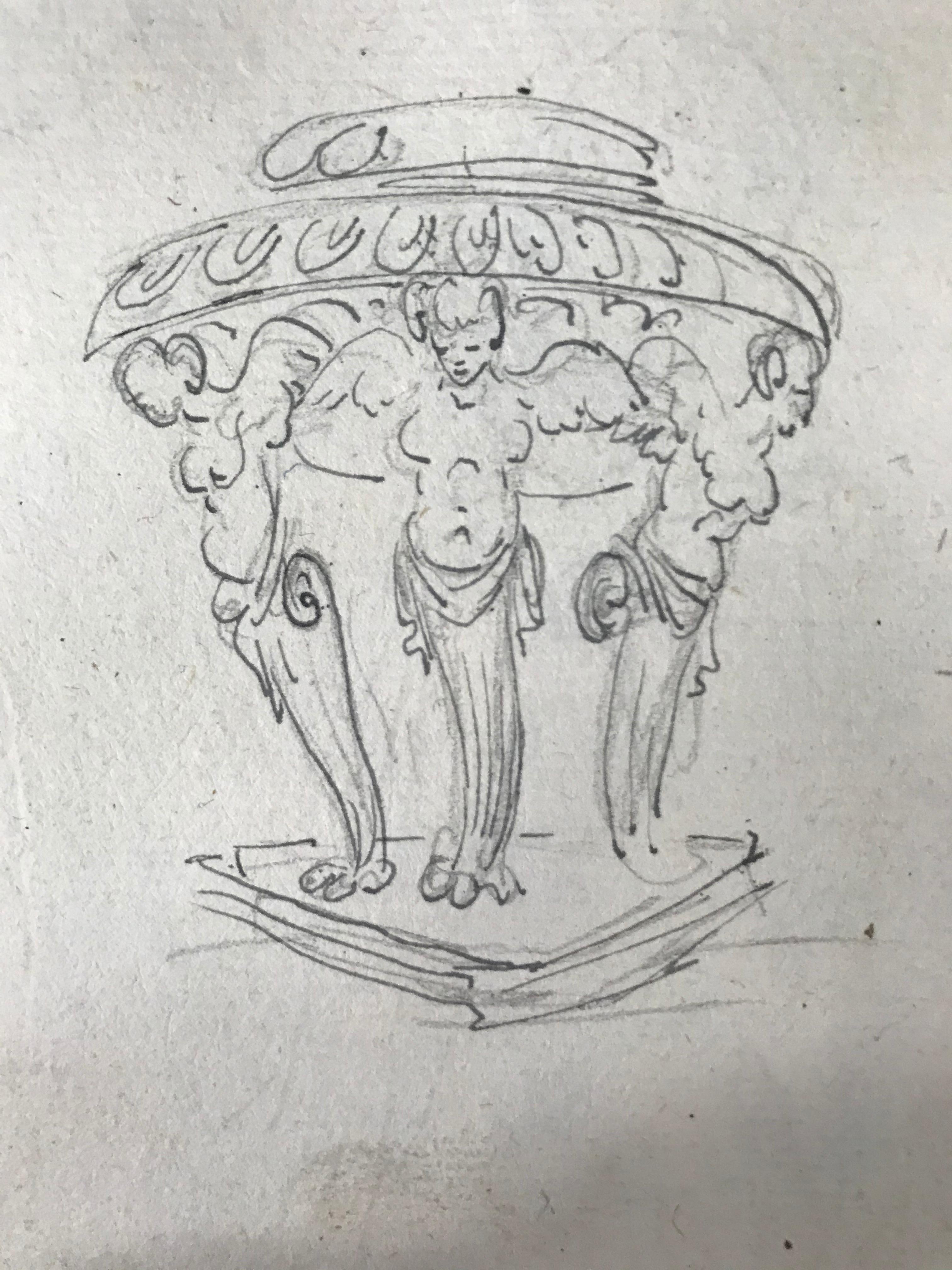 18th Century Vellum Drawing Book 5