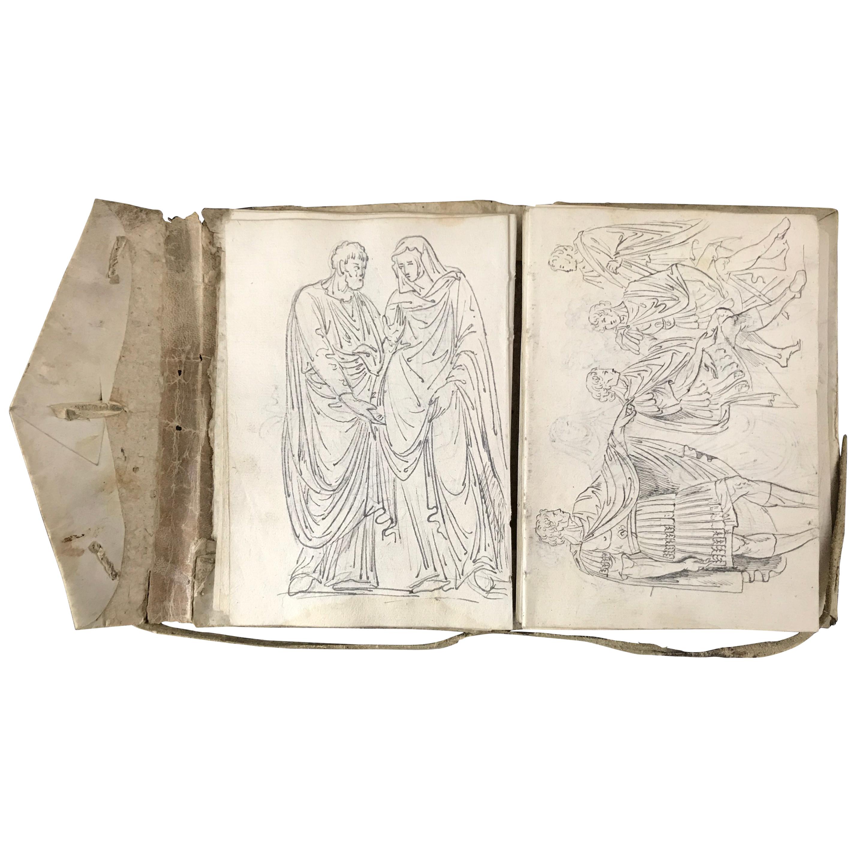 18th Century Vellum Drawing Book