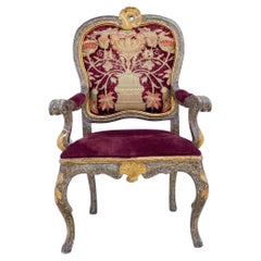 Venezianischer Sessel aus dem 18. Jahrhundert