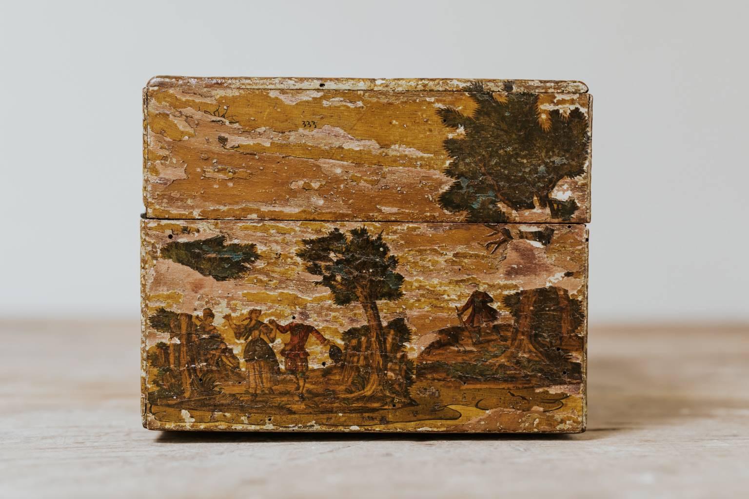 Schmuckkästchen aus venezianischem Arte Povera des 18. Jahrhunderts im Angebot 4