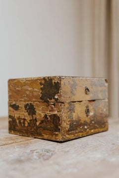 18th Century Venetian Arte Povera Jewelry Box