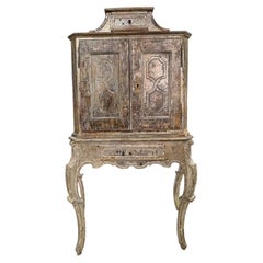 Venezianisches Barockkabinett aus Silber und Giltwood aus dem 18.