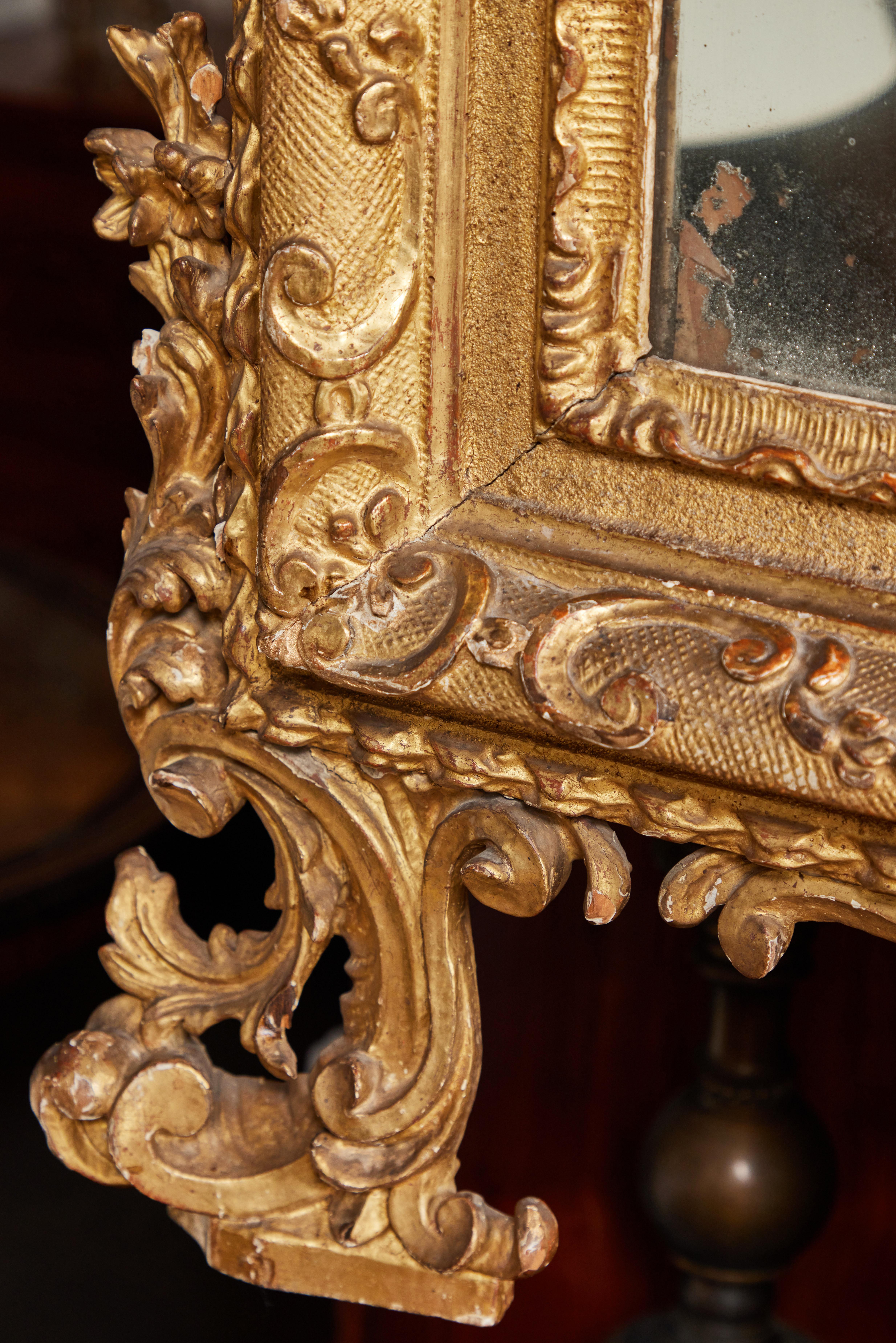 Venezianischer Spiegel aus dem 18. Jahrhundert im Zustand „Gut“ im Angebot in Newport Beach, CA
