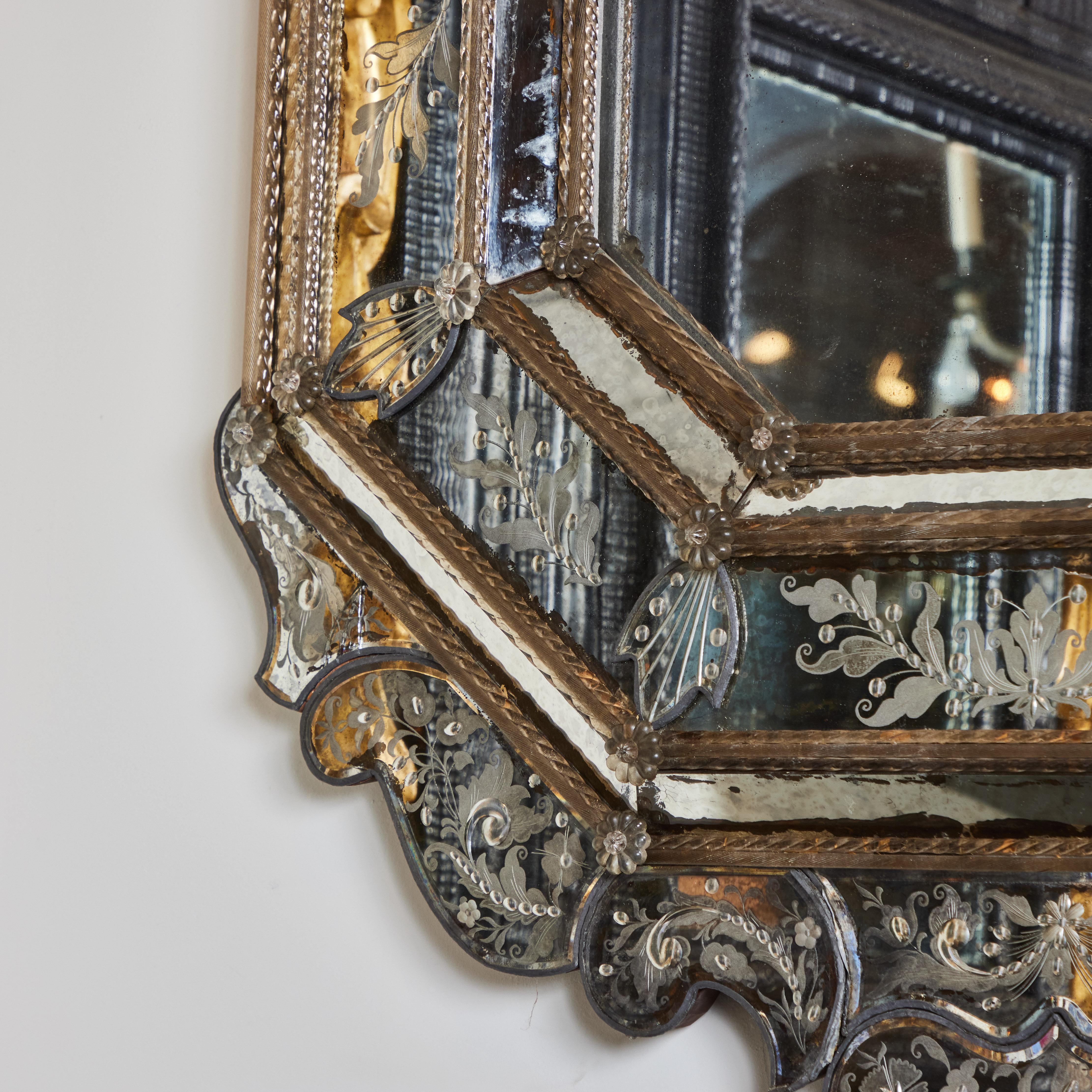 18th Century Venetian Mirror In Good Condition For Sale In Newport Beach, CA