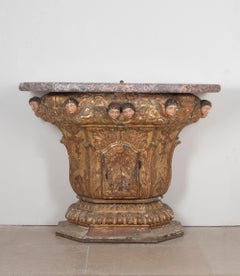 18th Century Venetian Polychrome Tabernacle Element