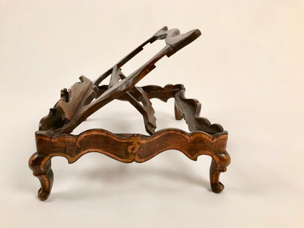 Hand-Carved 18th Century Venetian Rococo Book Stand