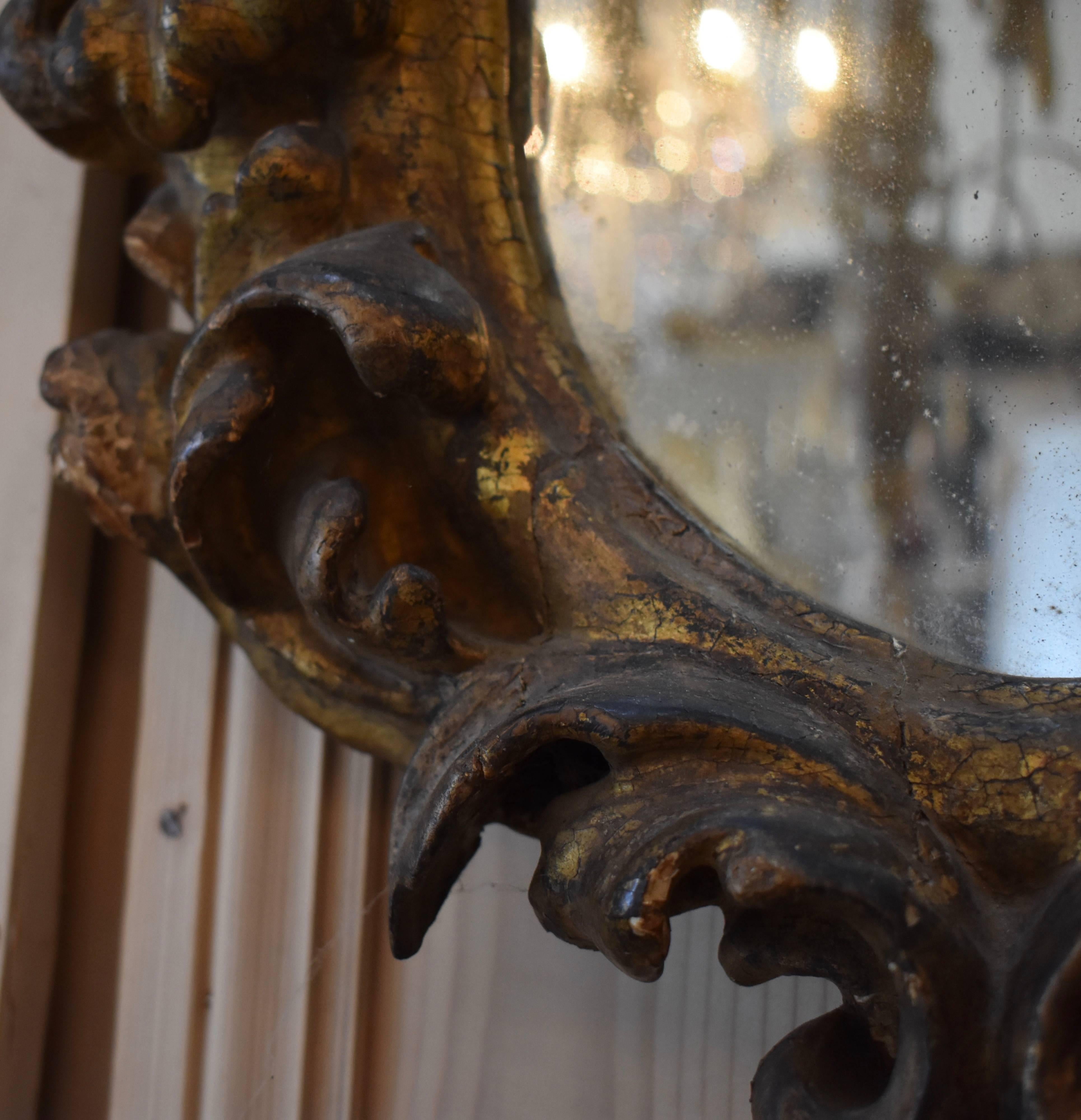 18th Century Venetian Rococo Mirror For Sale 7