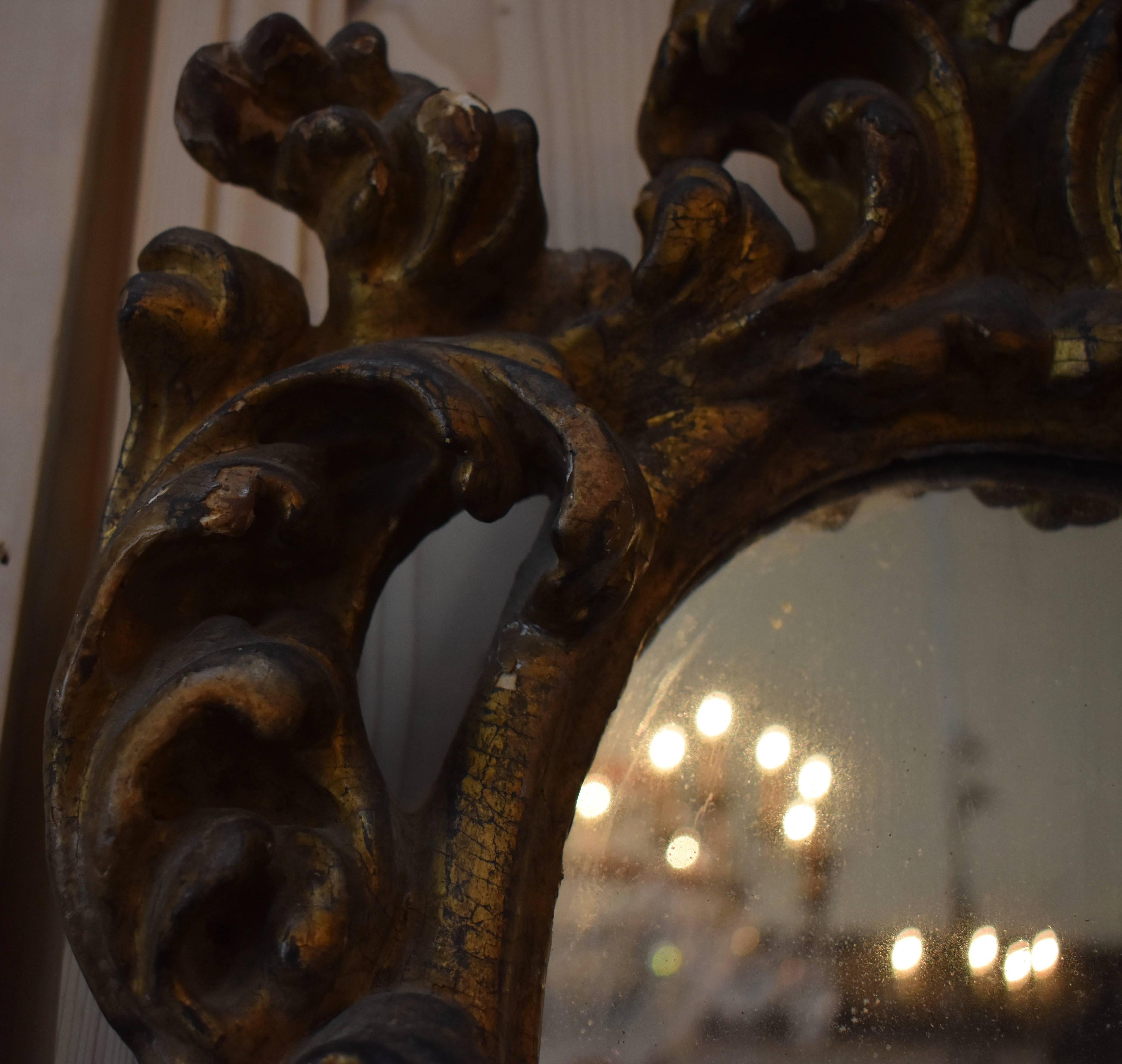 18th Century Venetian Rococo Mirror For Sale 3