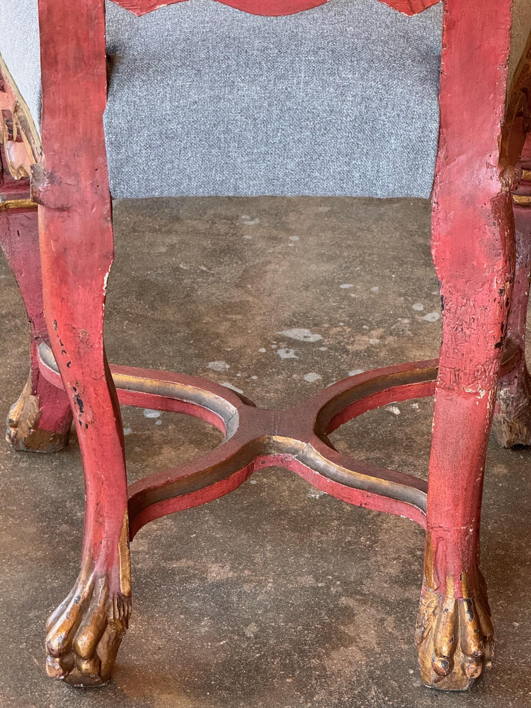 18th Century Venetian Side Chair For Sale 1