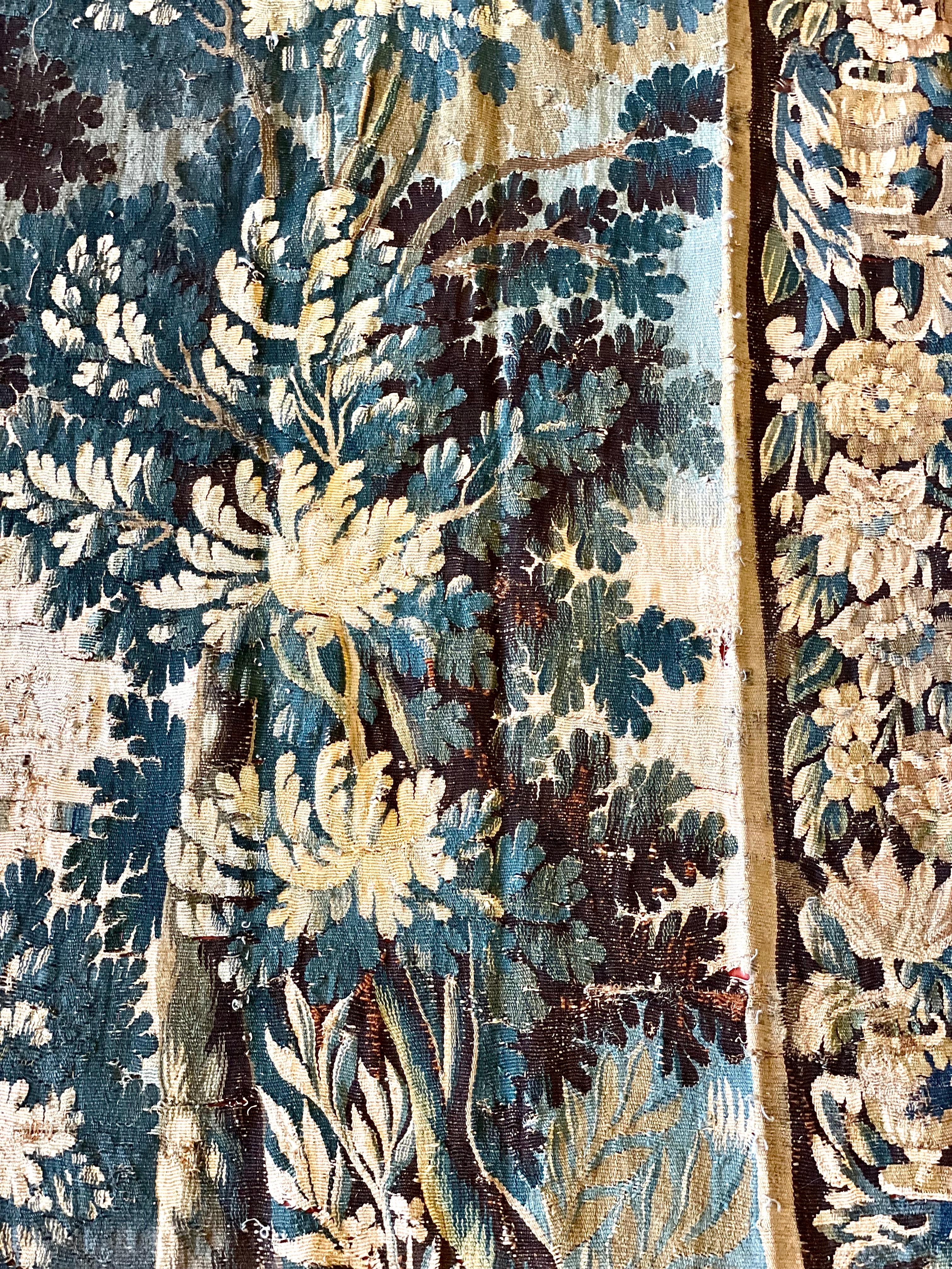 Hand-Woven 18th Century French Aubusson Tapestry 