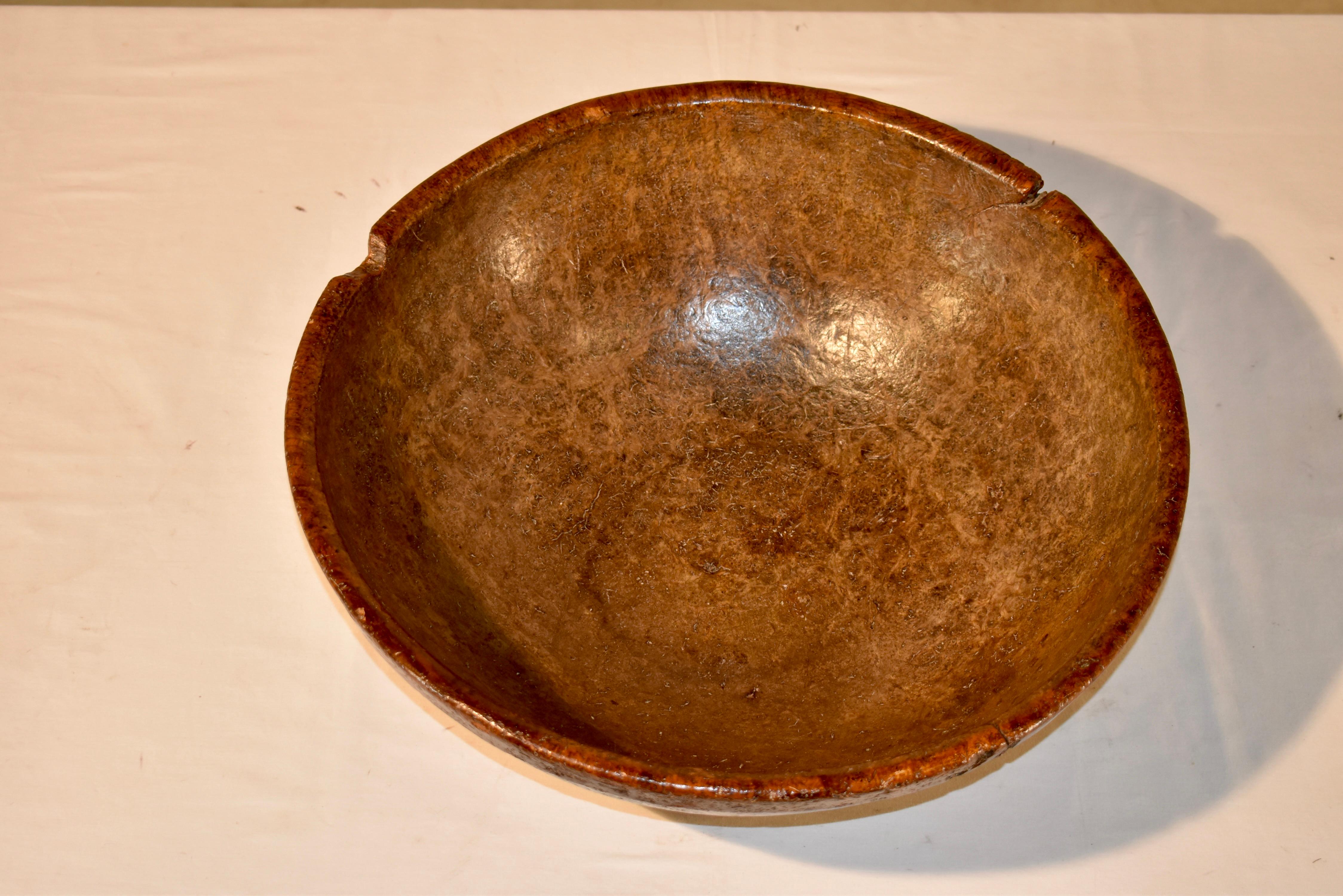 18th Century Very Large Burl Bowl For Sale 2