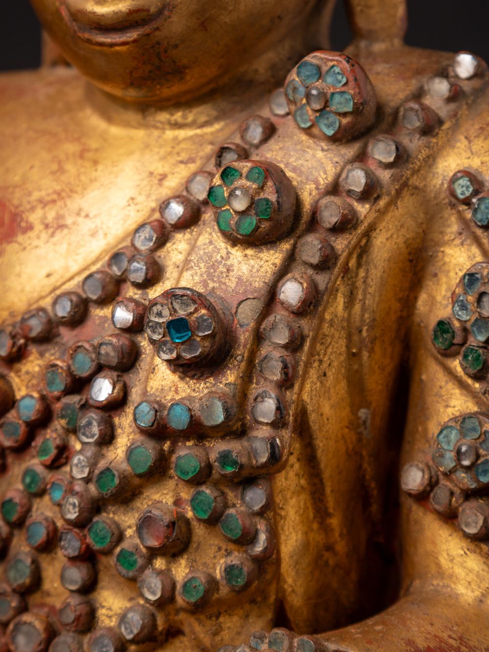 XVIIIe siècle Bouddha birman en bronze ancien très spécial de Birmanie en vente 12