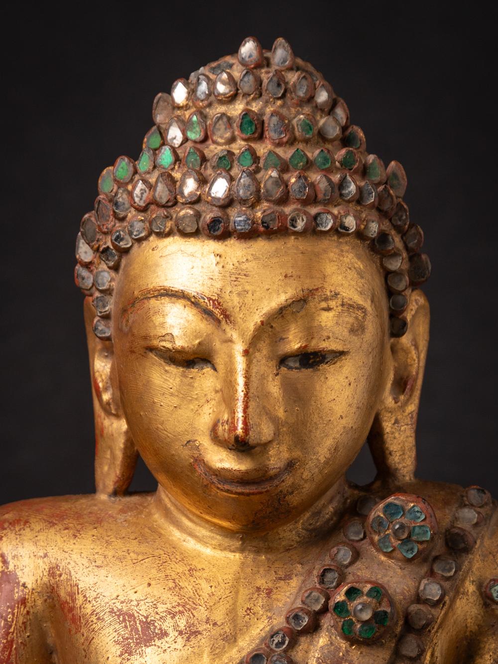 XVIIIe siècle Bouddha birman en bronze ancien très spécial de Birmanie Bon état - En vente à DEVENTER, NL