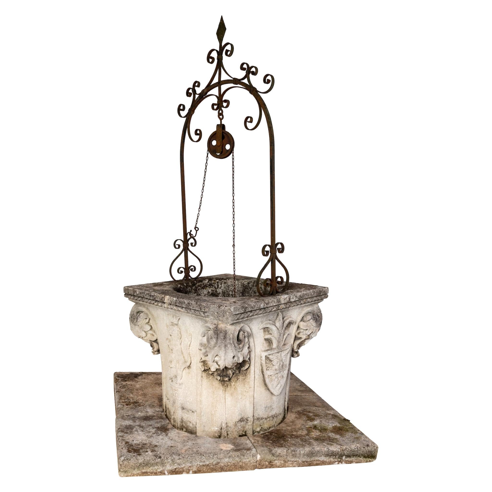 18th Century Vincenza Stone Wellhead