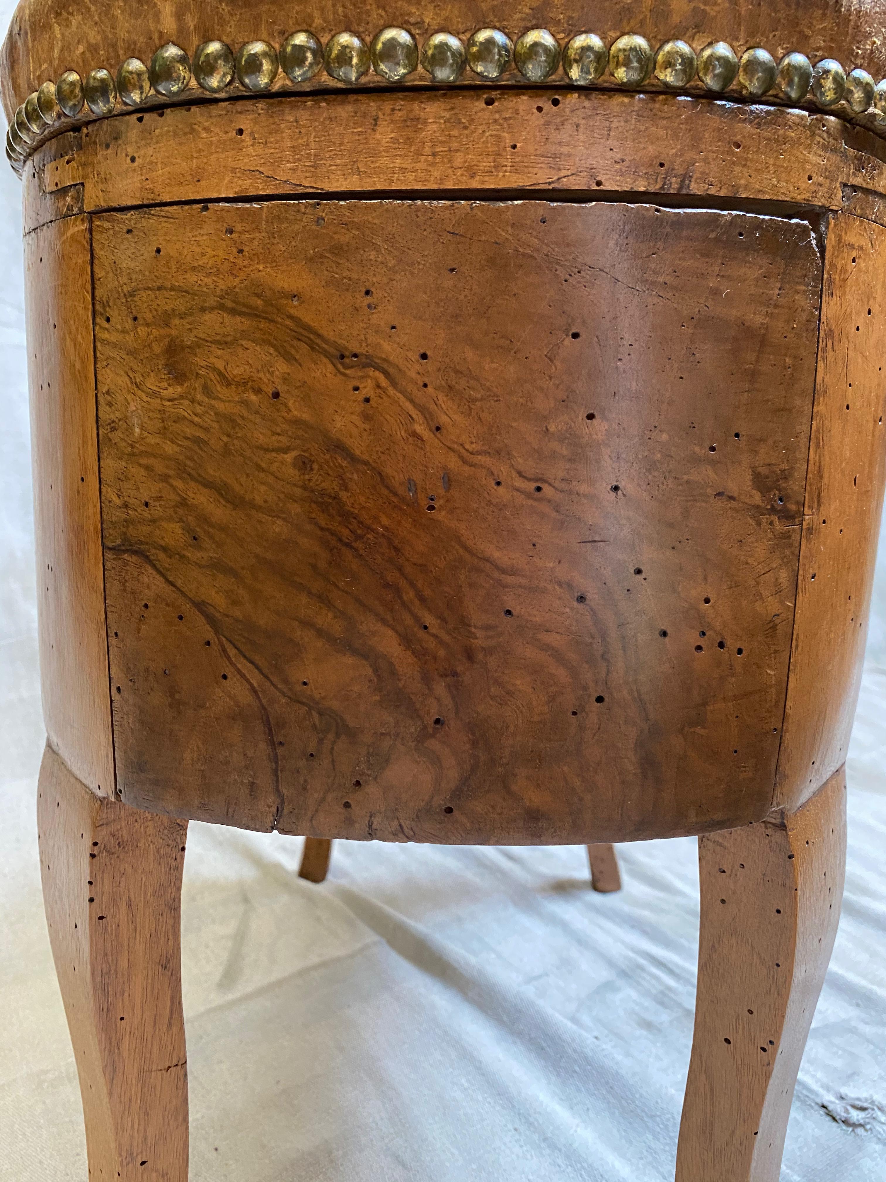 18th Century Vintage French Commode Chair For Sale 1
