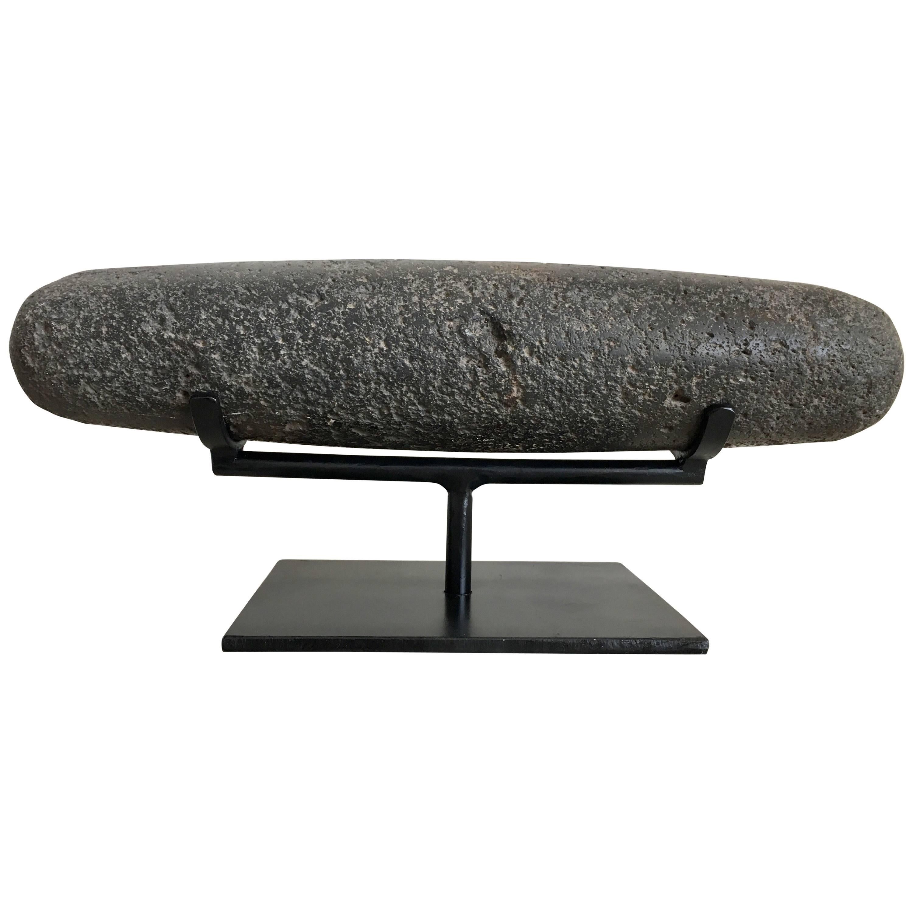 18th Century Volcanic Pestle from Mexico