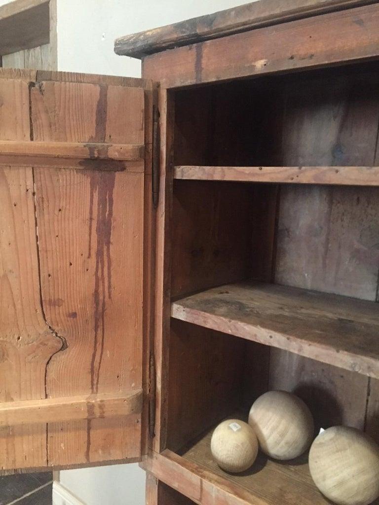 Armoire de cuisine de montagne Wabi Sabi du 18e siècle en vente 1